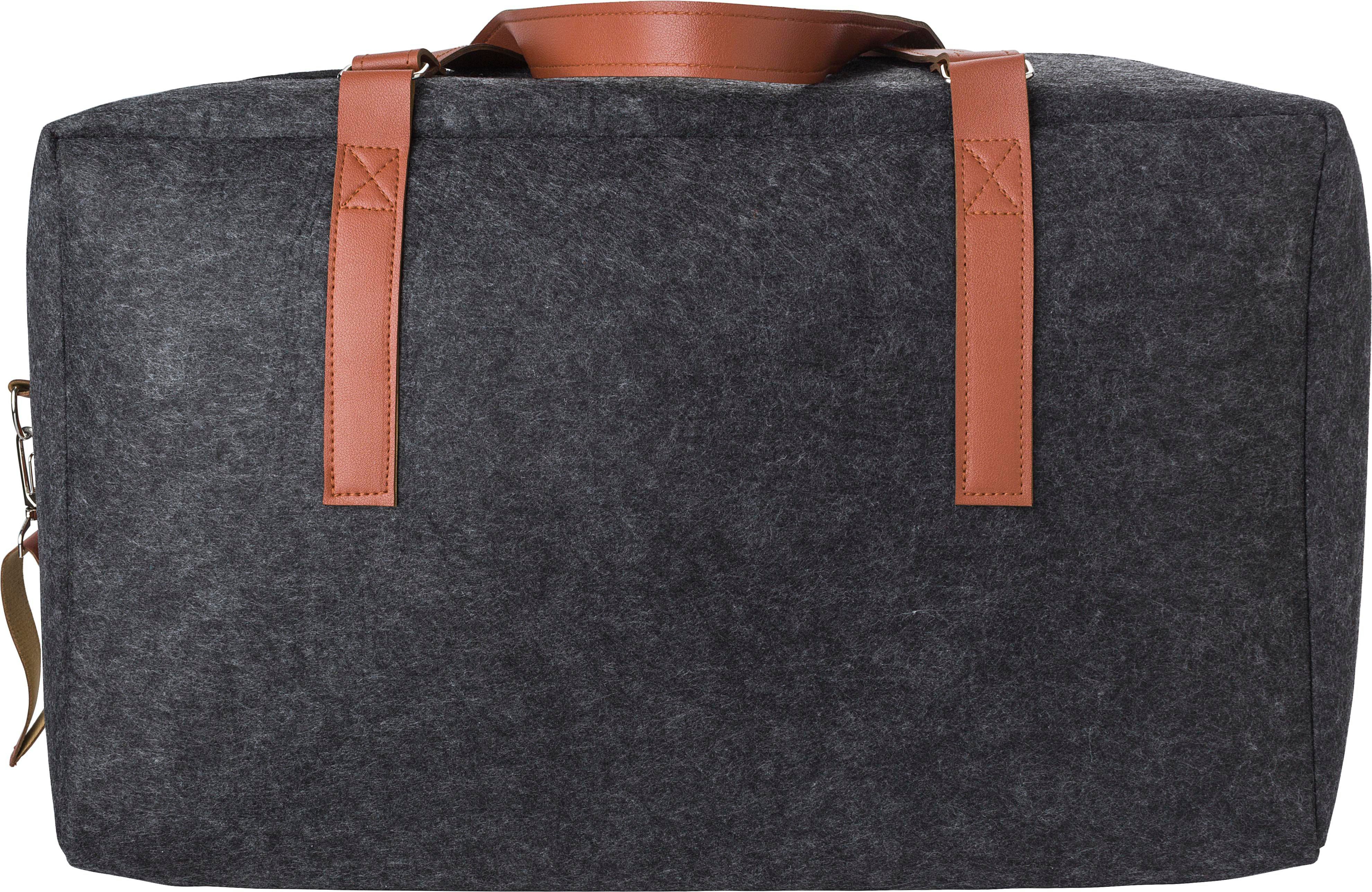 Vue 4 de Sac de voyage Natalie | Recyclé | Feutre | 28 l