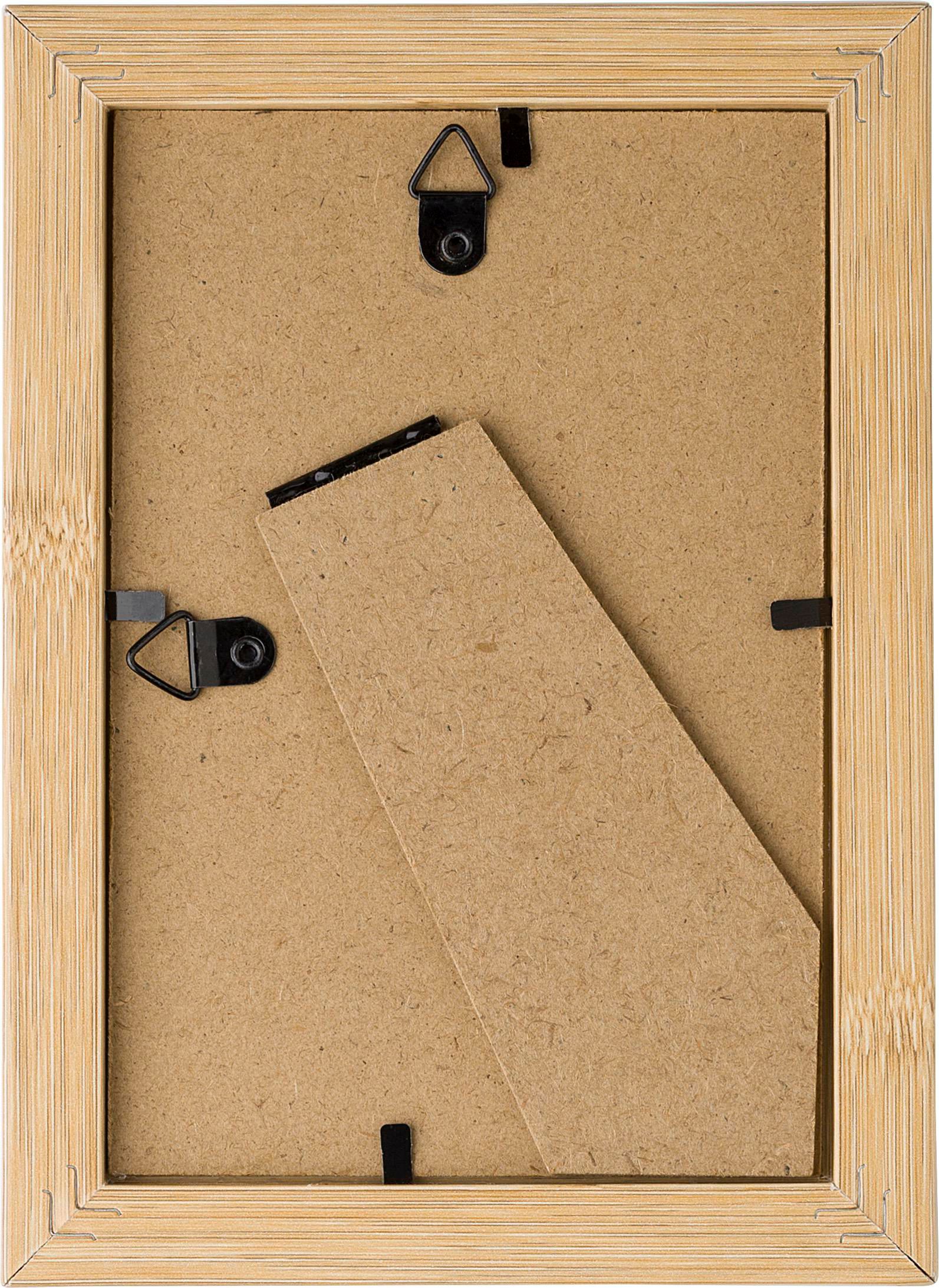 Vue 4 de Cadre photo | Bambou | 15 x 10 cm