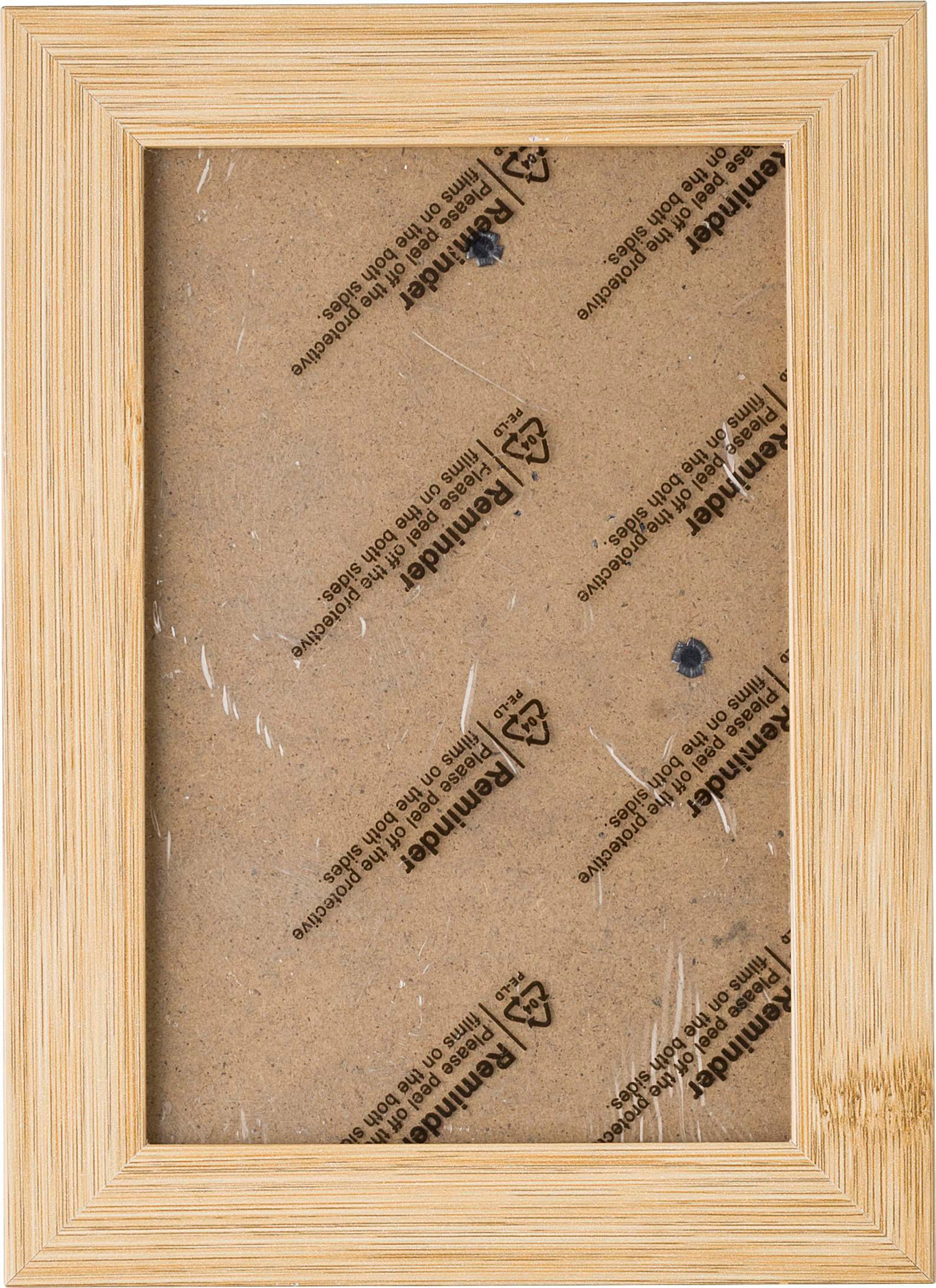 Vue 3 de Cadre photo | Bambou | 15 x 10 cm