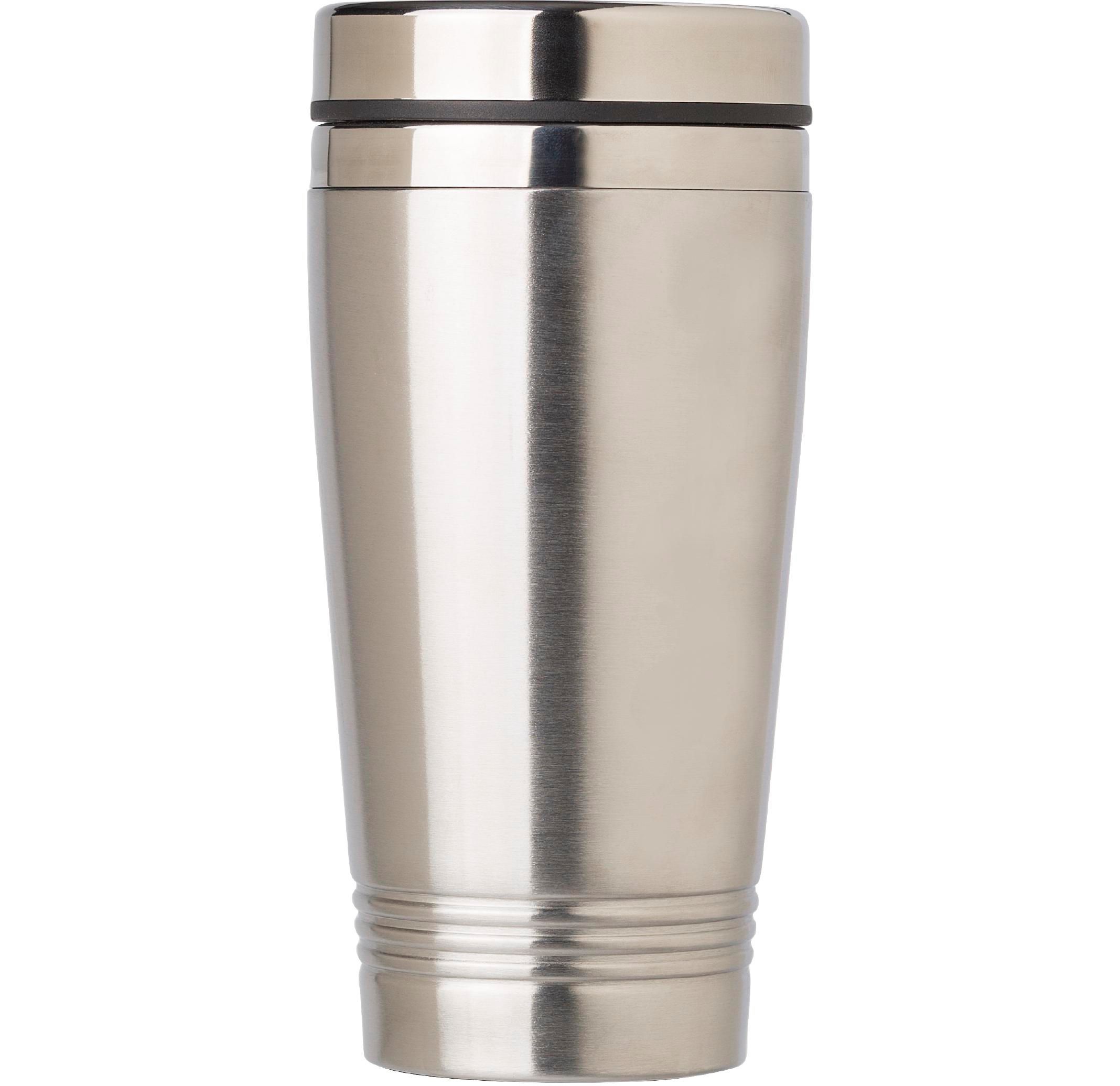 Vue 2 de Mug isotherme Velma | Inox | Double paroi