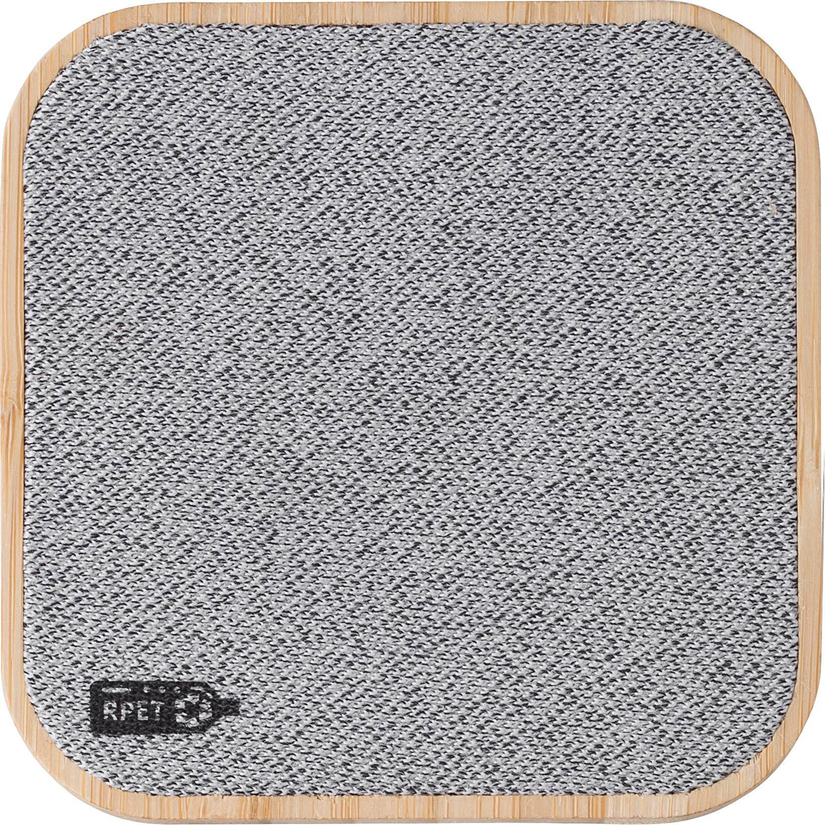 Vue 2 de Chargeur sans fil Moses | Bambou | rPET | 15W