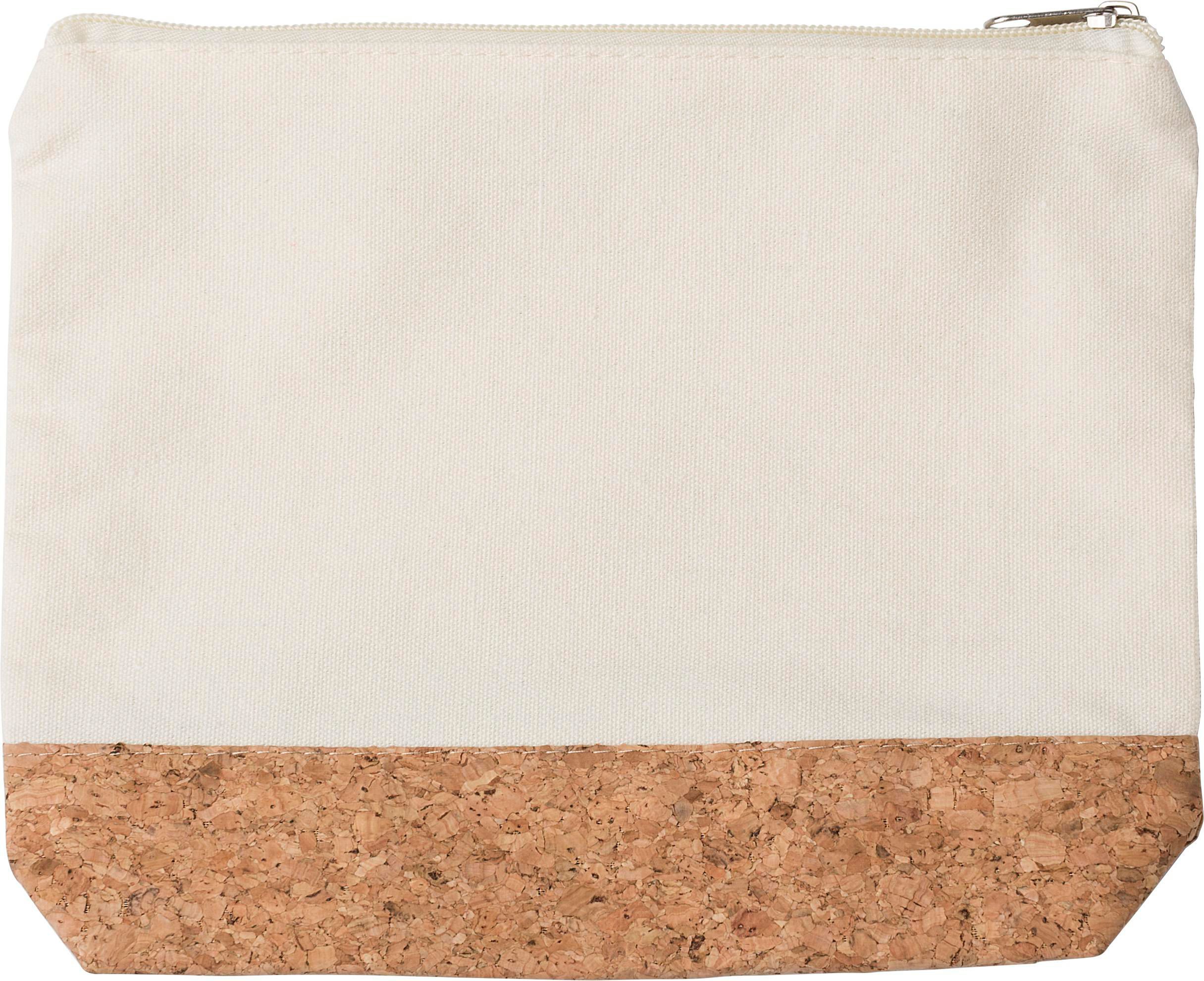 Vue 3 de Trousse de toilette Teagan | Coton | Liège | 0,5 l