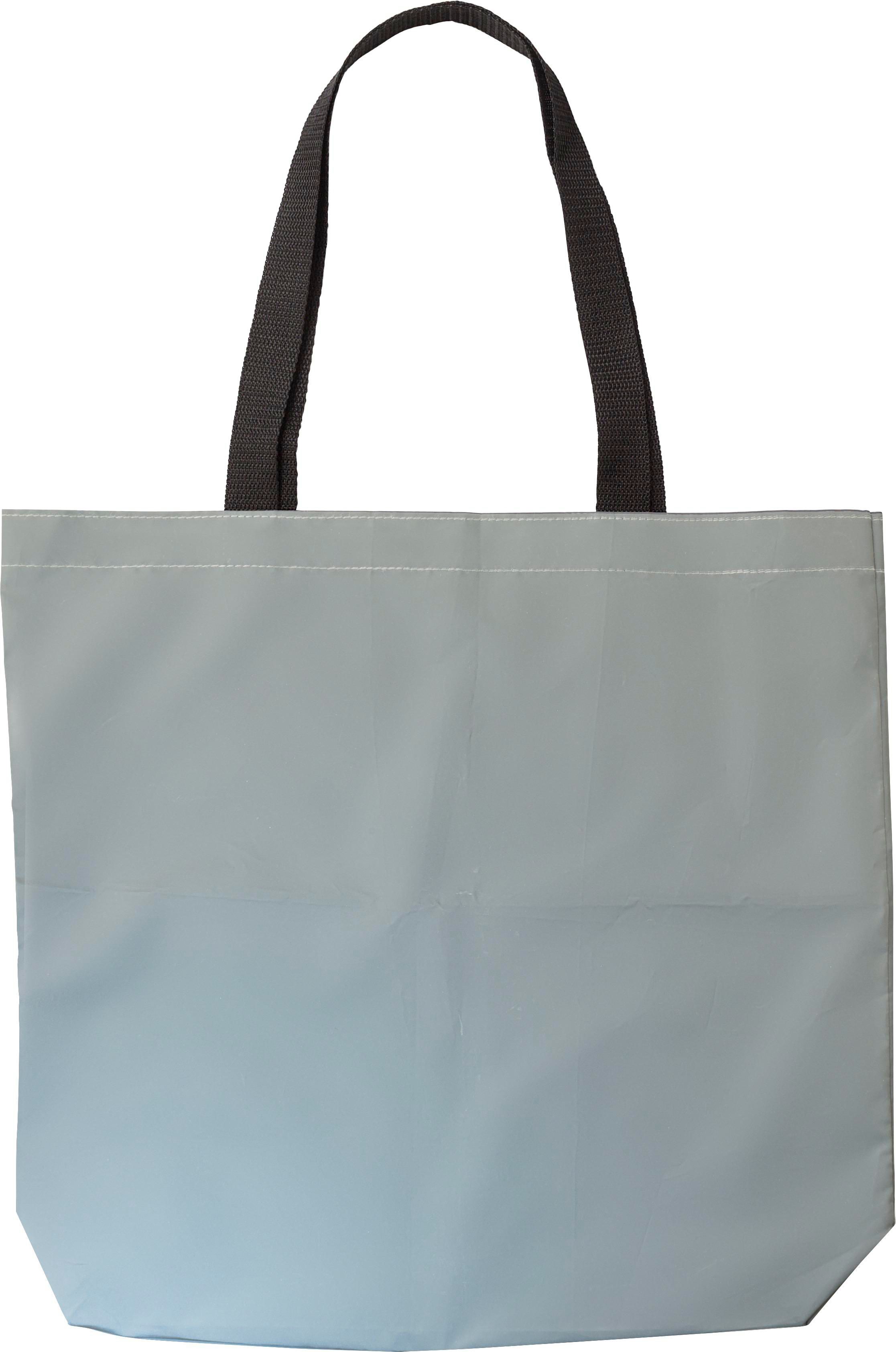 Vue 2 de Sac shopping Jordyn | Polyester 100D | Réfléchissant | Longues anses