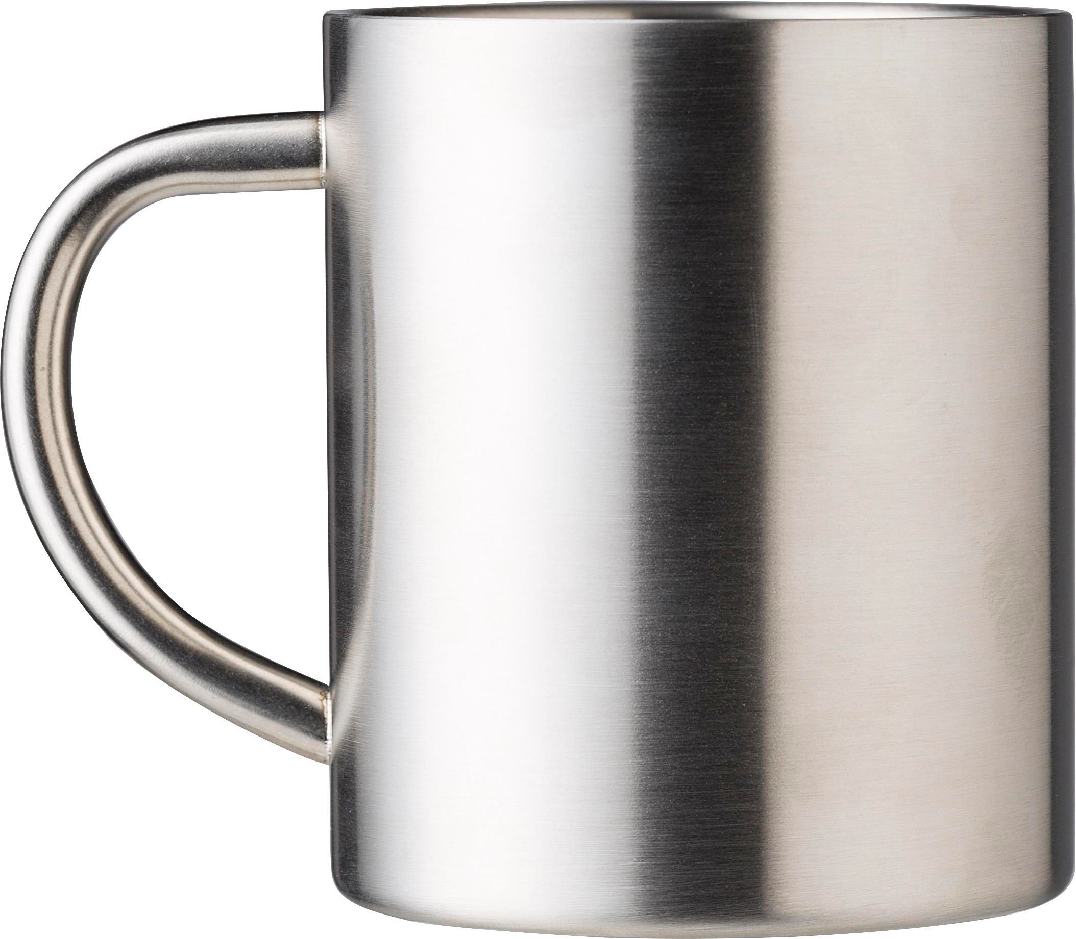 Vue 4 de Chope à boire Braylen | Inox | 250 ml | Double paroi