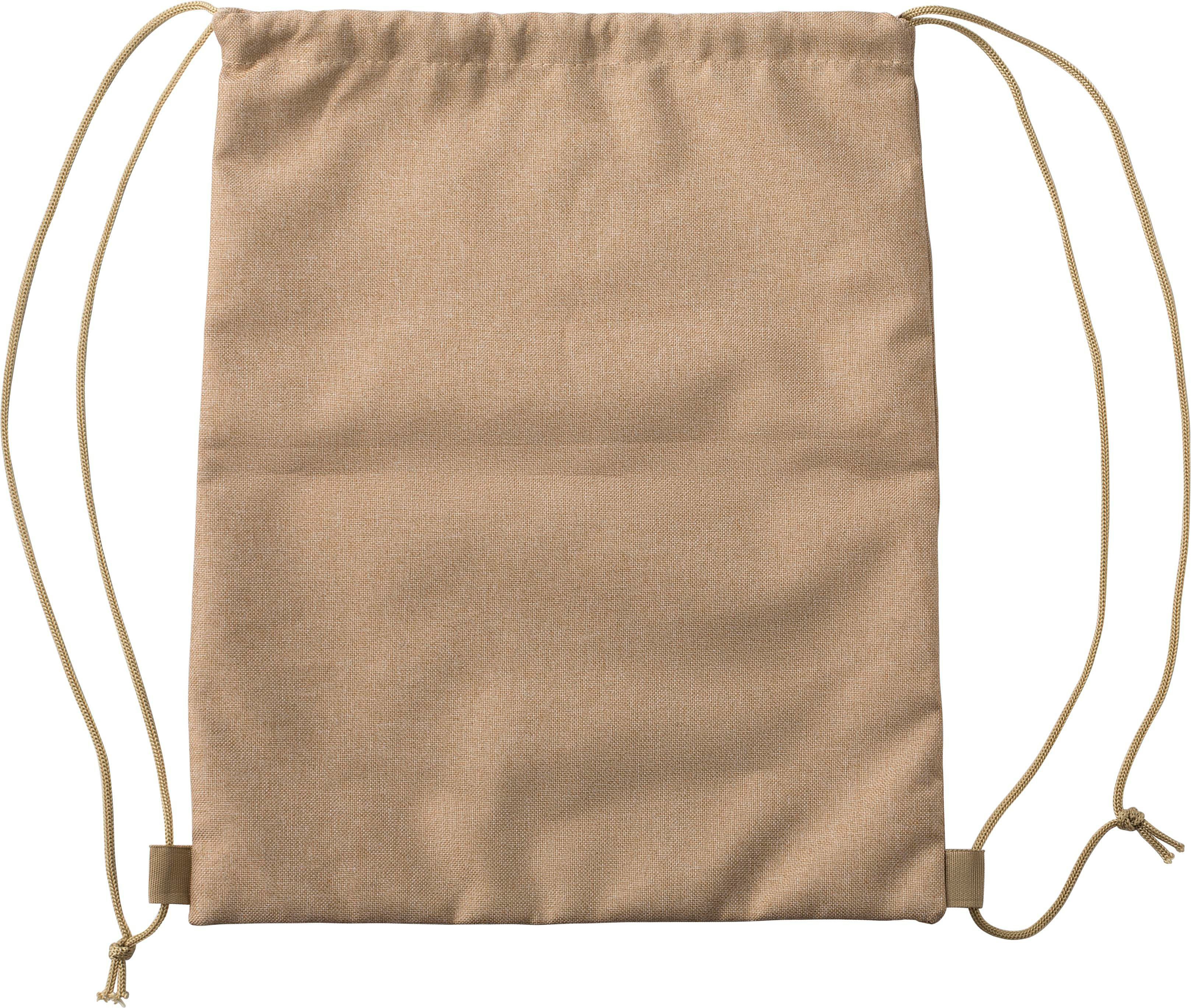 Vue 2 de Sac à cordon Ansel | Recyclé | Fond en liège | 6 l