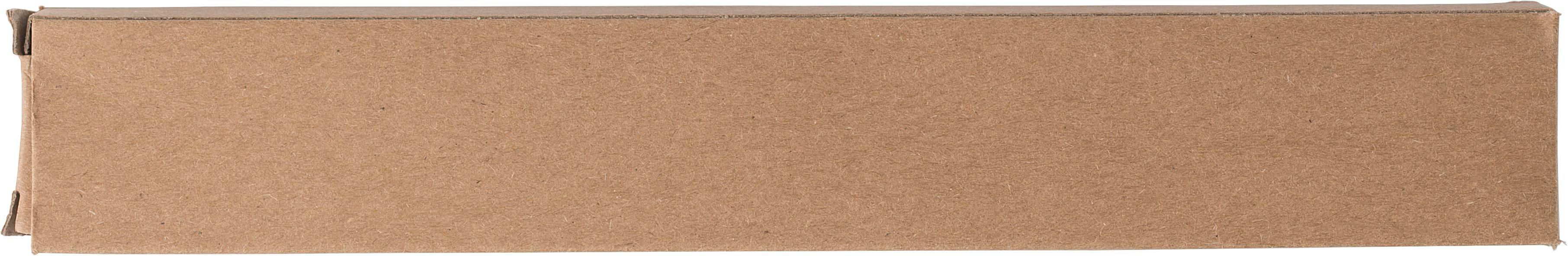 Vue 3 de Éventail Rosanne | Tissu recyclé | Manche en bois