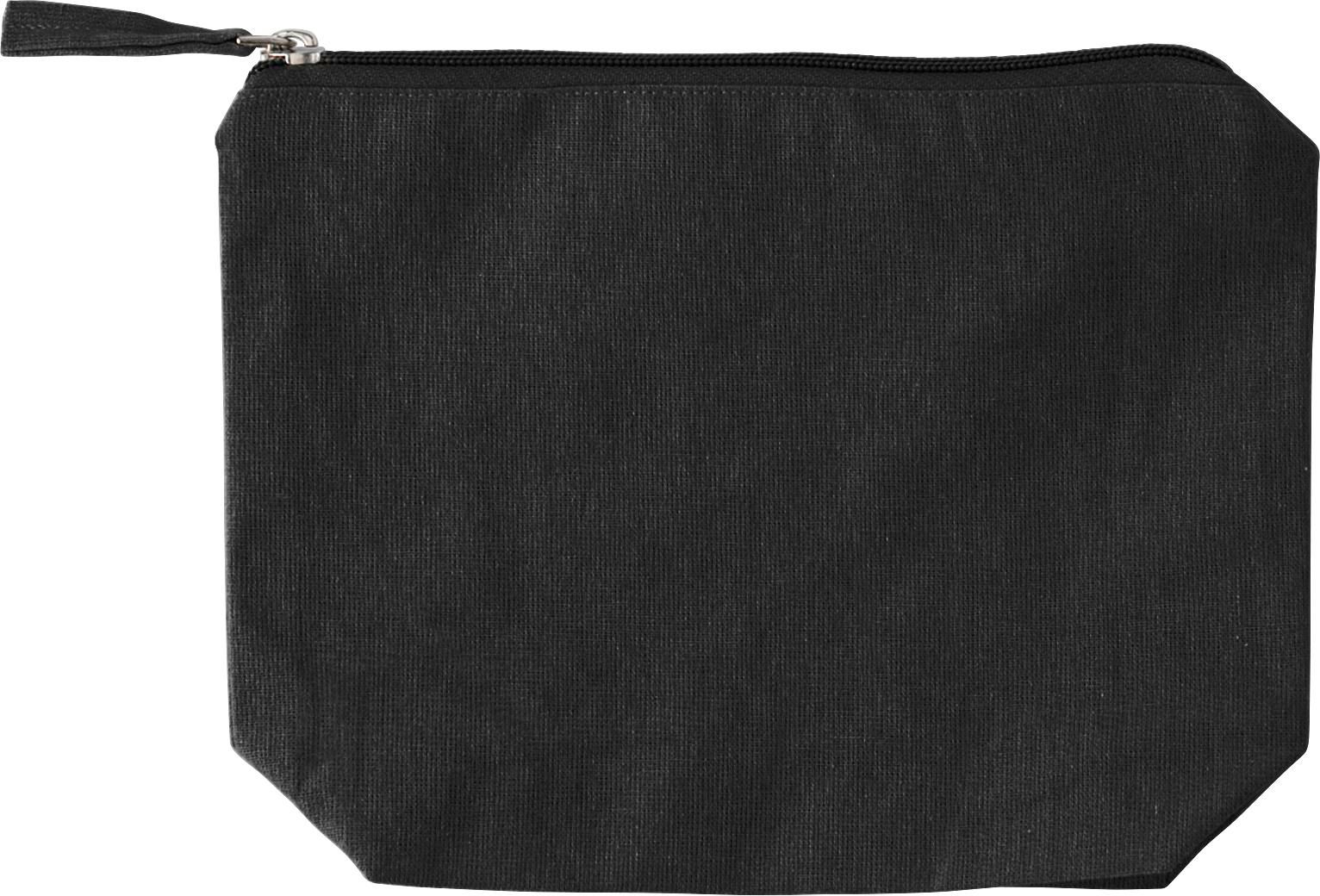 Vue 2 de Pochette cosmétique Cressida | Coton recyclé 180 g/m²
