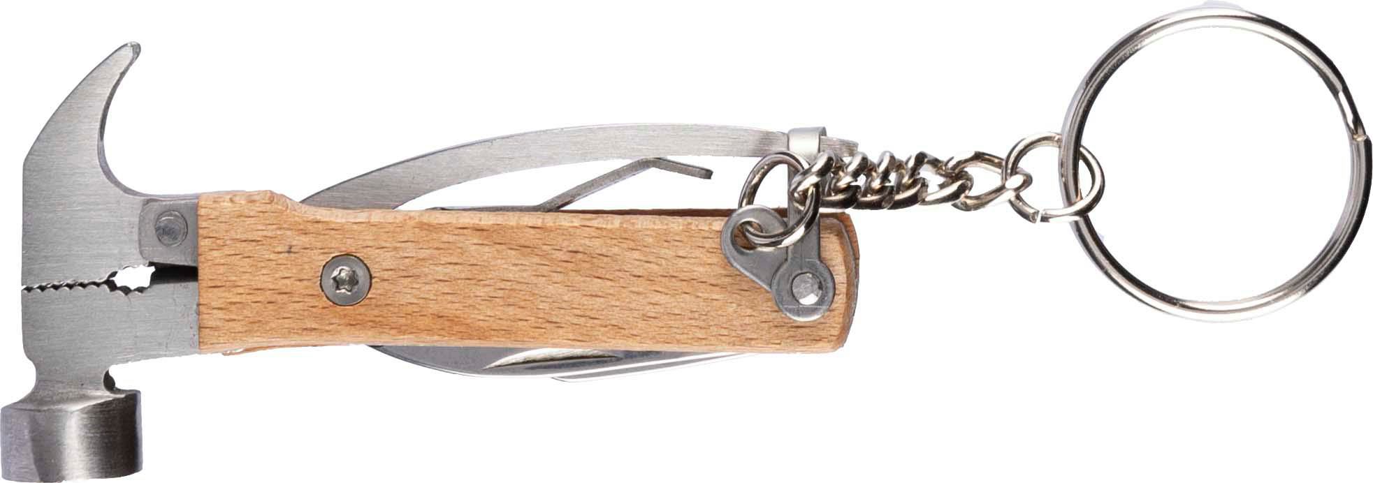 Vue 3 de Porte-clés Heinrich | Bambou | Multi-outil