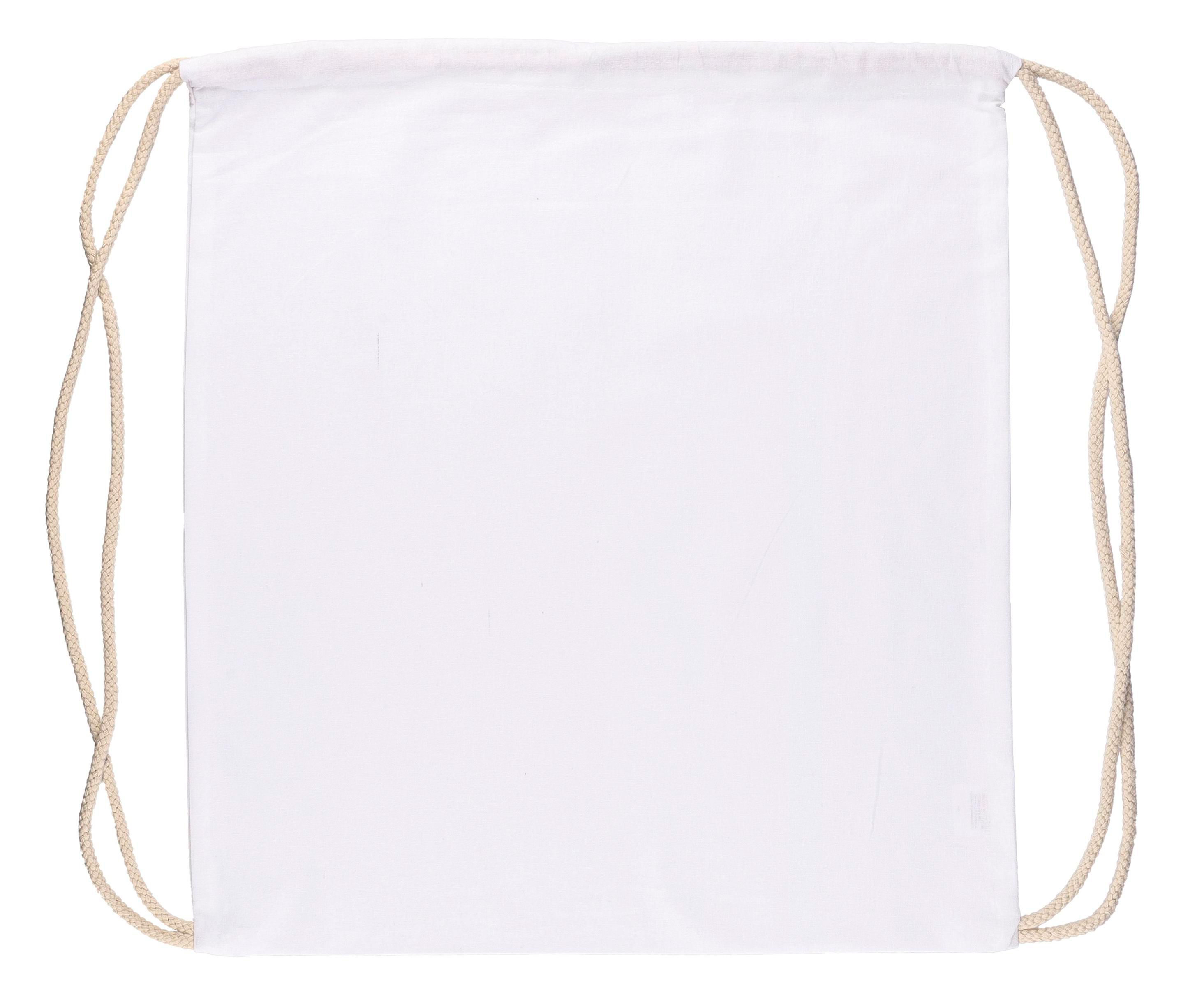 Vue 3 de Sac à cordon Bridget | Coton | OEKO-TEX | 7 l