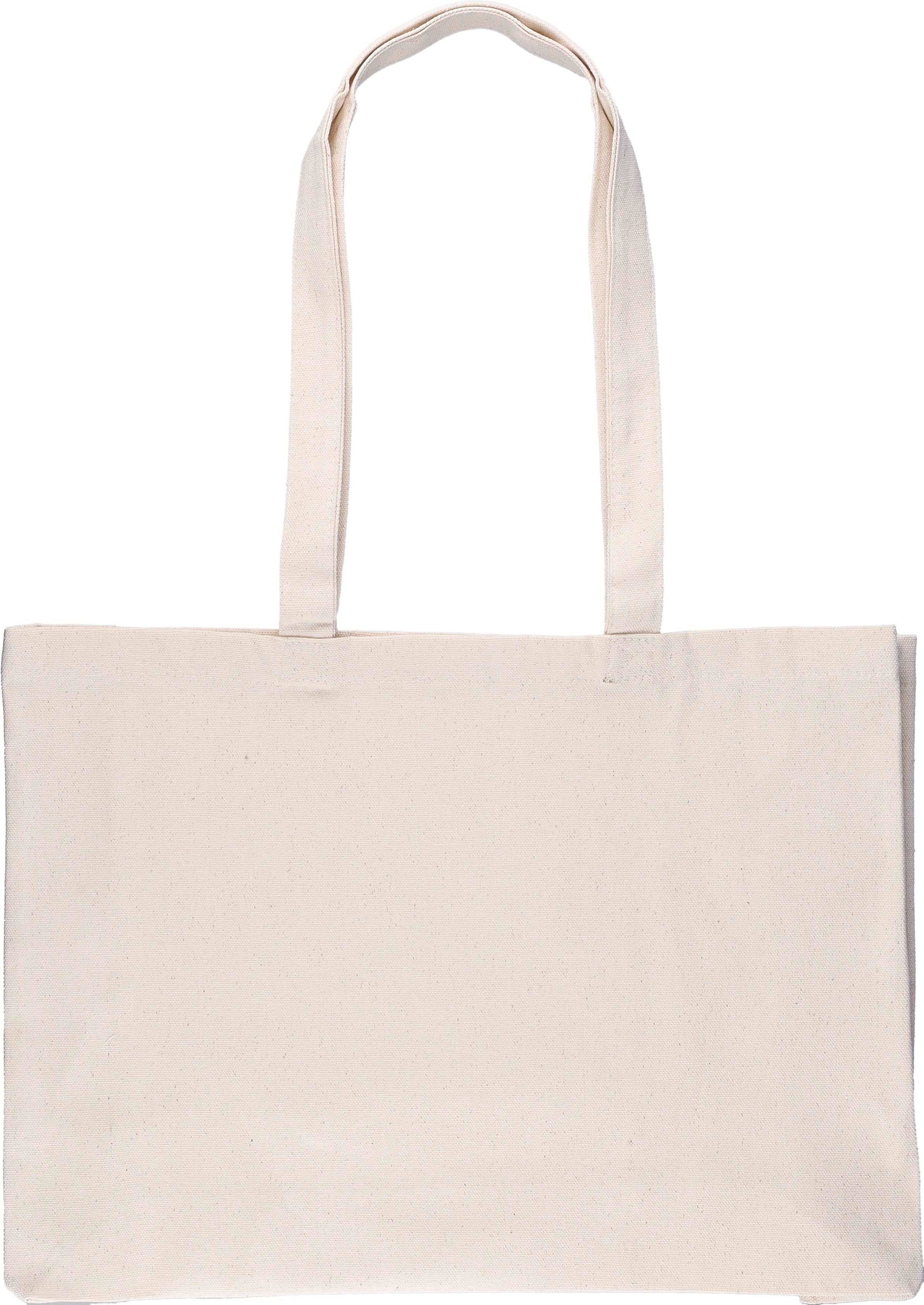 Vue 3 de Sac de courses Harrier | Coton | Soufflet 10 cm