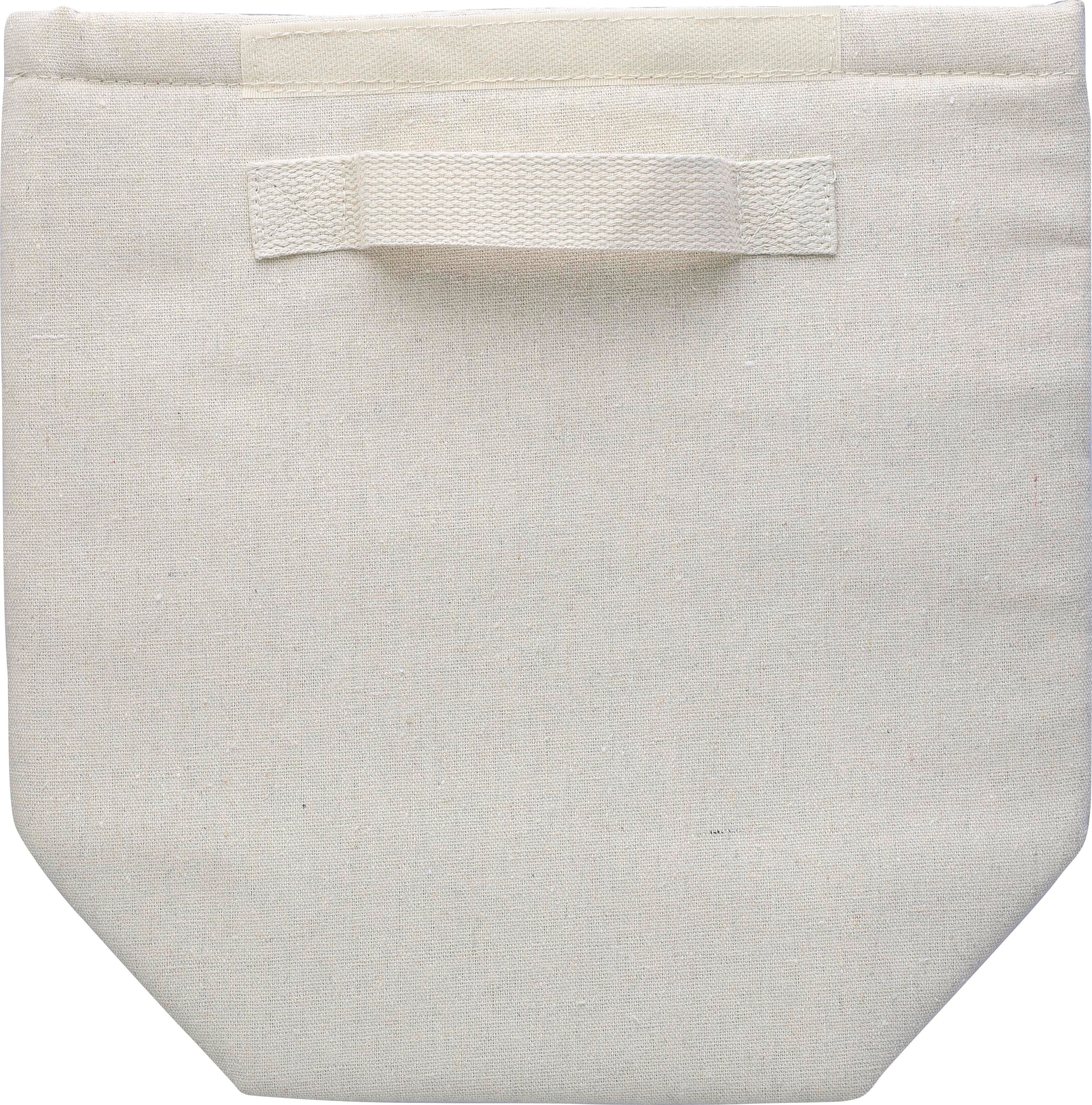 Vue 5 de Sac isotherme Faith | Coton recyclé 220 g/m² | Roll-top