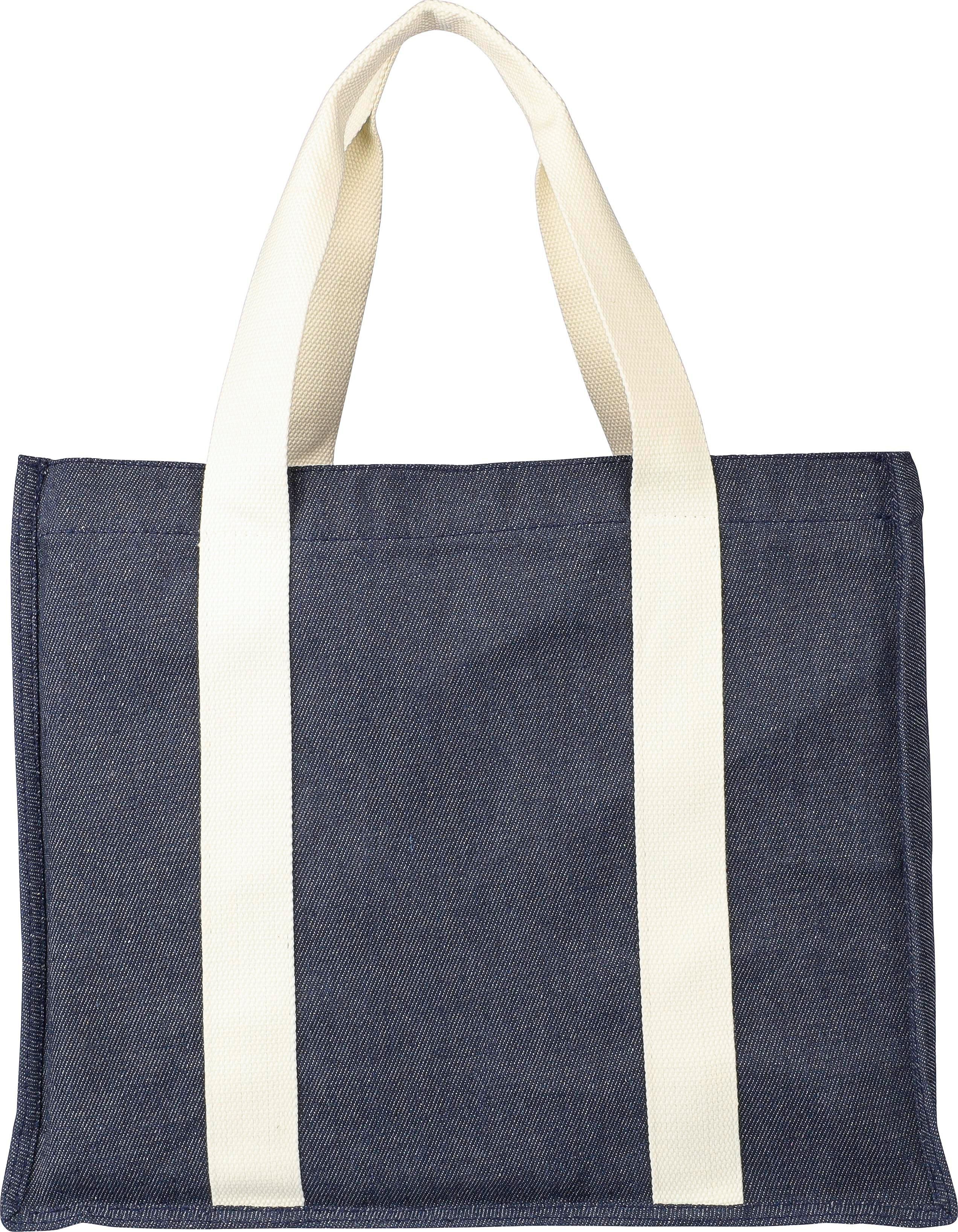 Vue 4 de Sac shopping Gretchen | Denim | 19 l