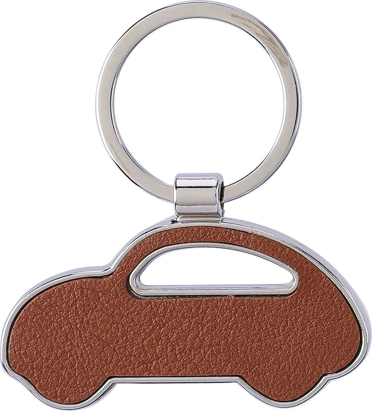 Vue 3 de Porte-clés Joan | Recyclé | Cuir | Voiture