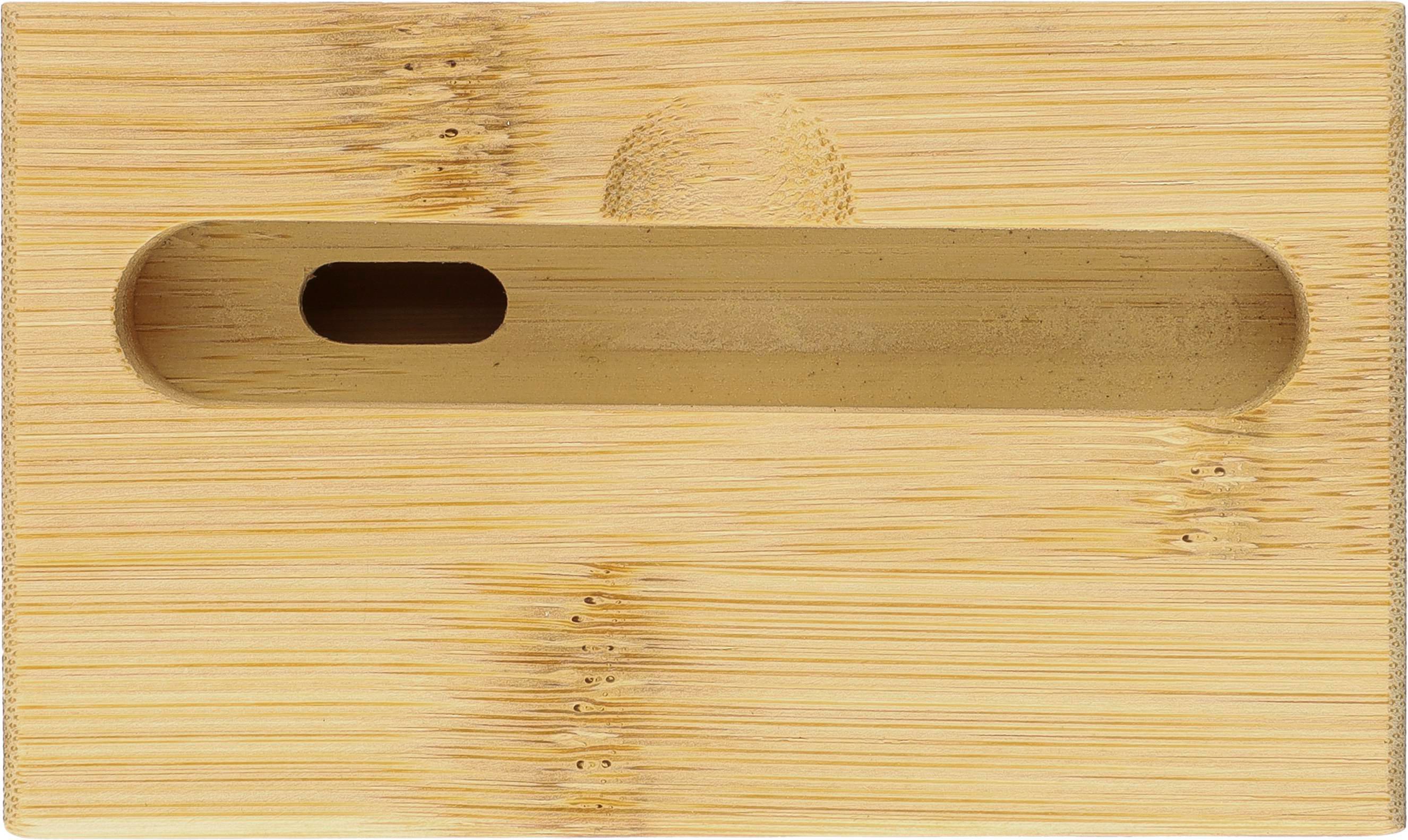 Vue 5 de Support téléphone | Bambou | Amplificateur sonore