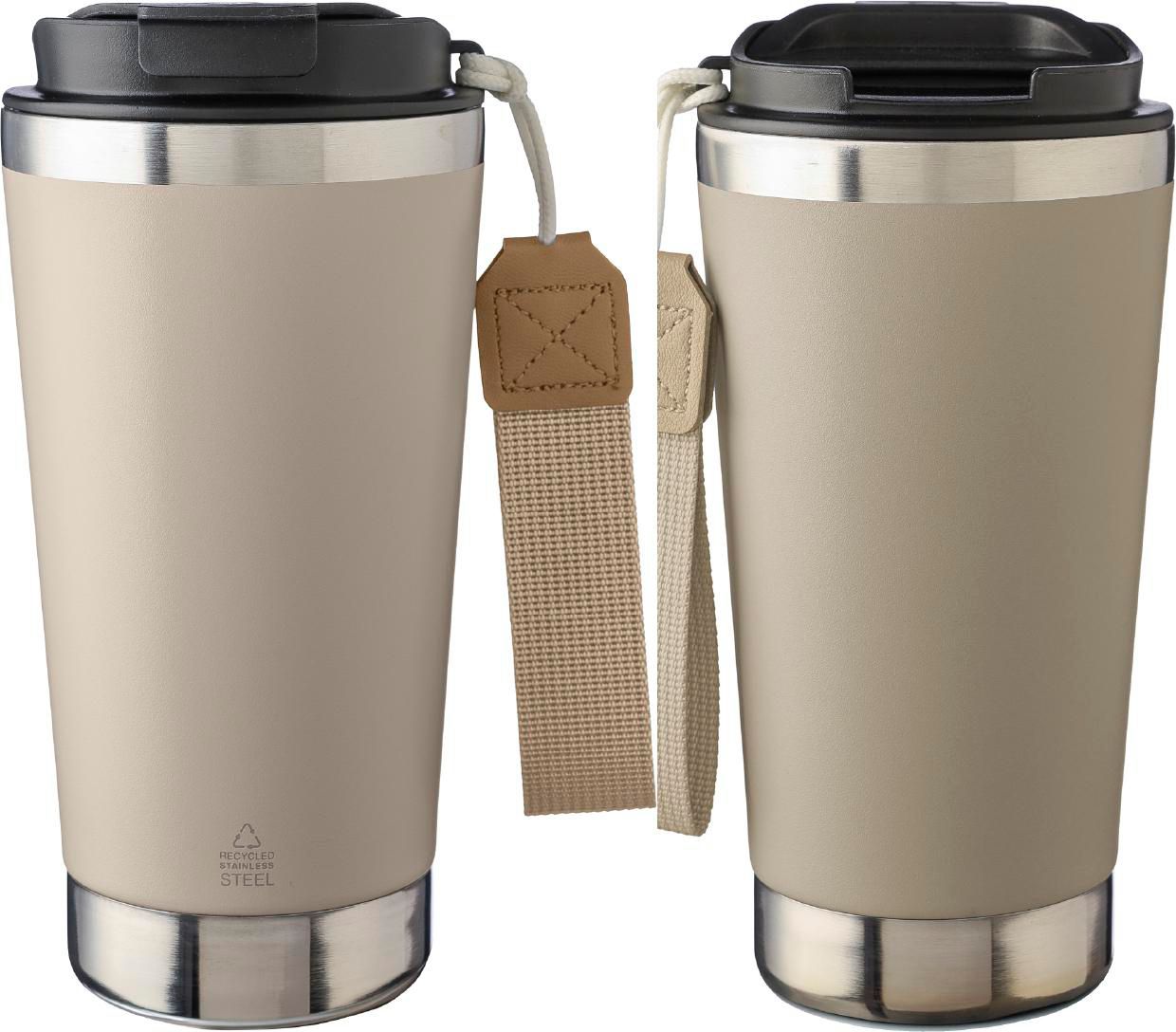 Vue 4 de Gobelet thermos double paroi Kayla | Recyclé | 500 ml
