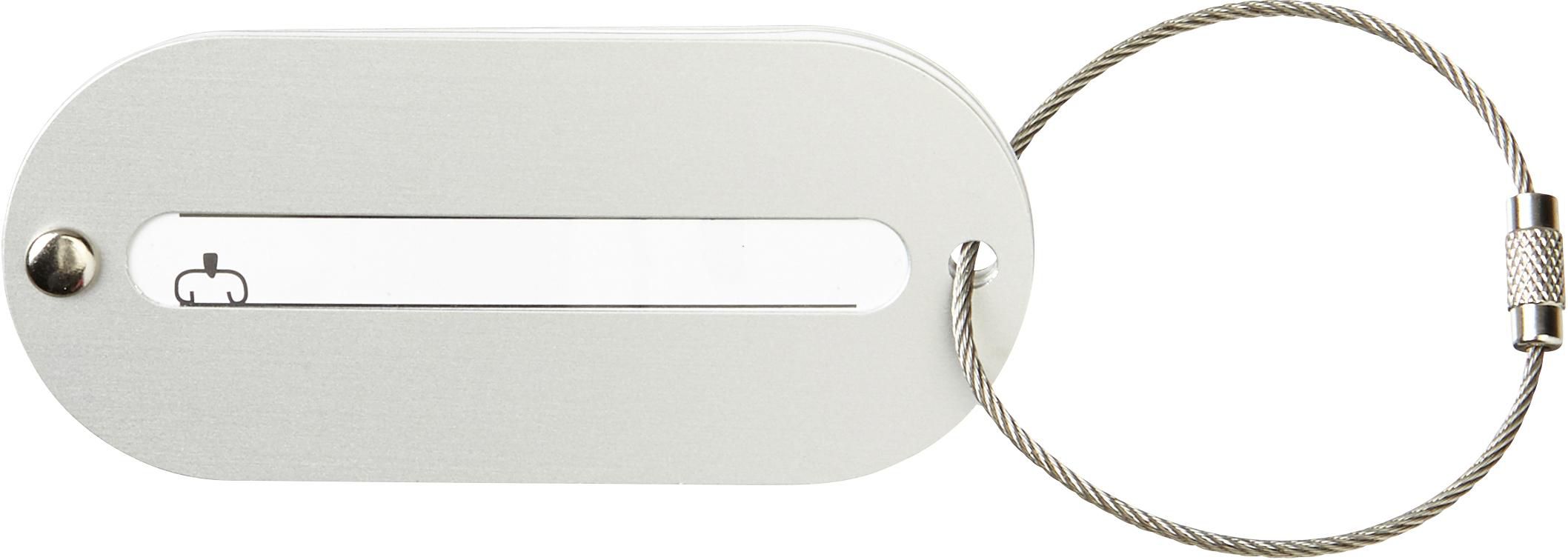 Vue 4 de Étiquette à bagage Isa | Aluminium