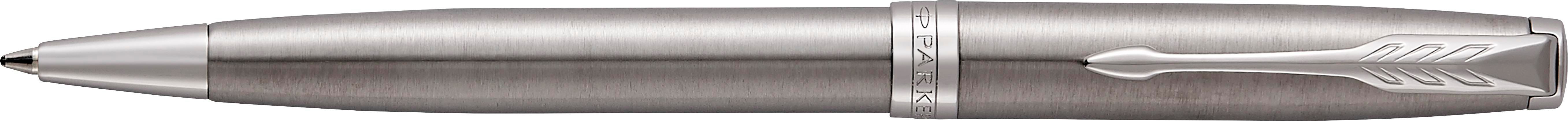 Vue 3 de Parker Sonnet stylo bille | Acier inoxydable