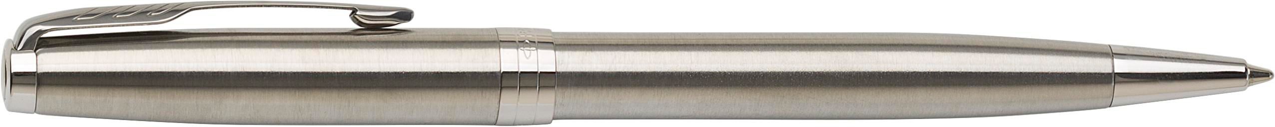 Vue 2 de Parker Sonnet stylo bille | Acier inoxydable