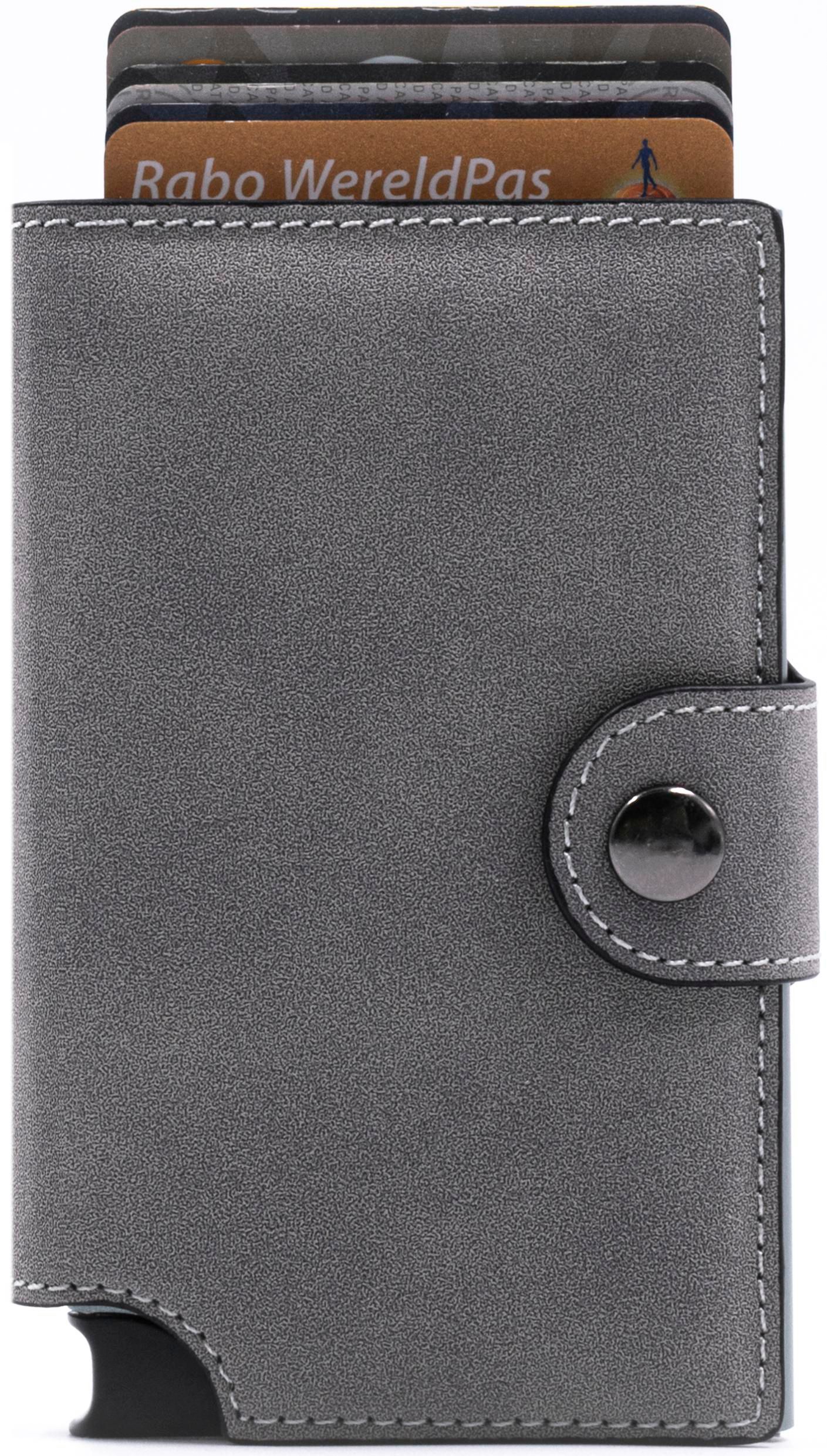 Vue 3 de BrandCharger porte-cartes Wally Porto | Protection RFID
