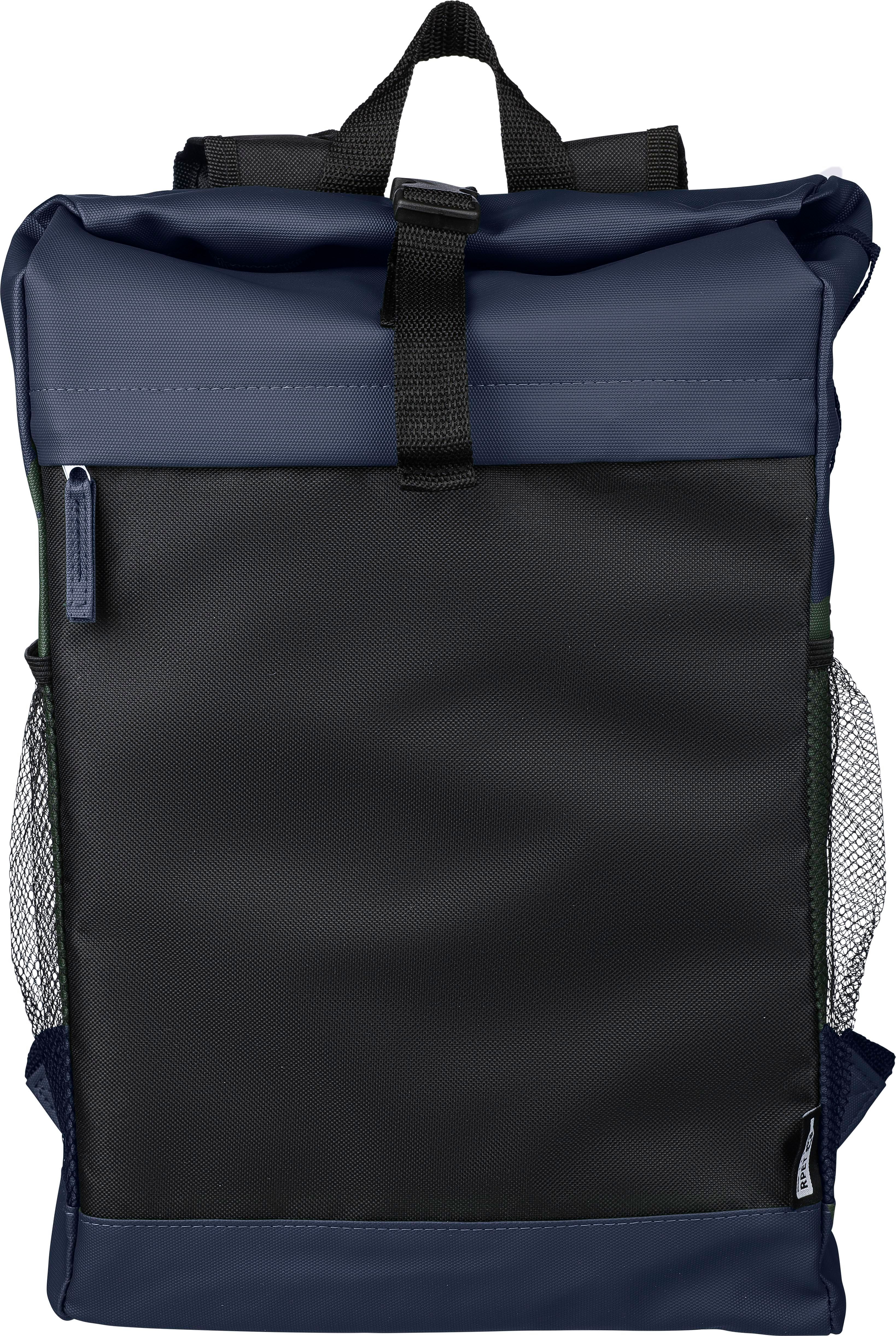 Vue 4 de Sac à dos roll-top Yani | Recyclé | Hydrofuge