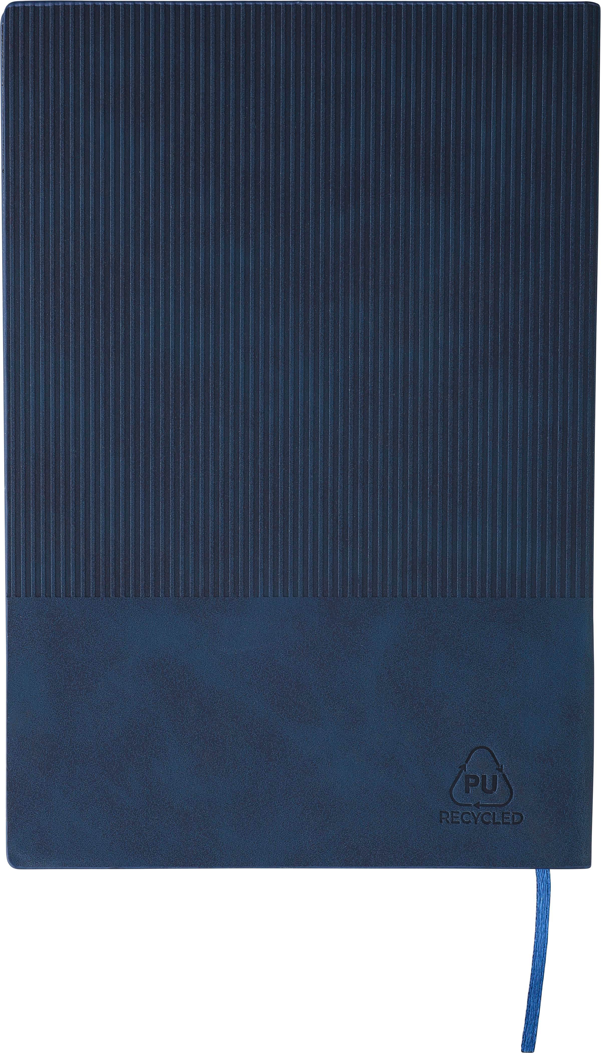 Vue 2 de Carnet de notes Elian | Simili-cuir recyclé | A5 | Ligné