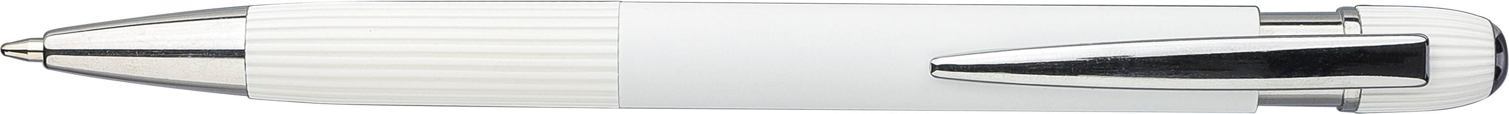Vue 3 de Stylo à bille Mael | Recyclé | Rayé