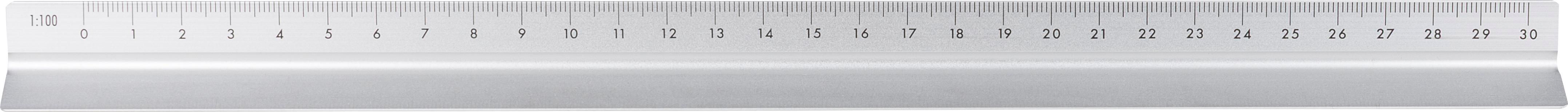 Vue 2 de Règle triangulaire Tavi | 30 cm