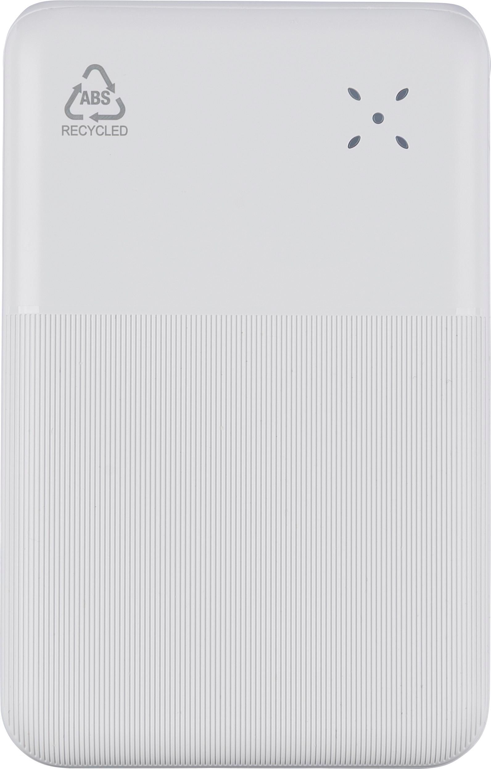 Vue 3 de Batterie externe Rayen | Recyclée | 20&nbsp;000 mAh