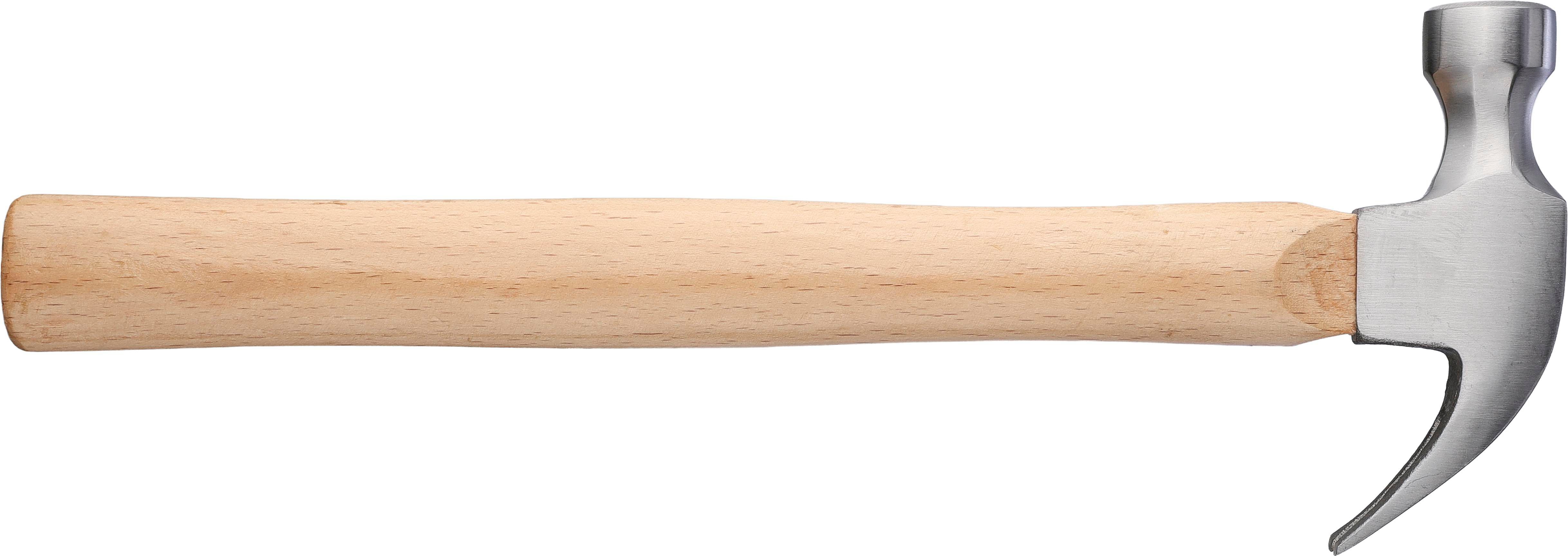 Vue 2 de Marteau à panne fendue Asha | Bois de hêtre