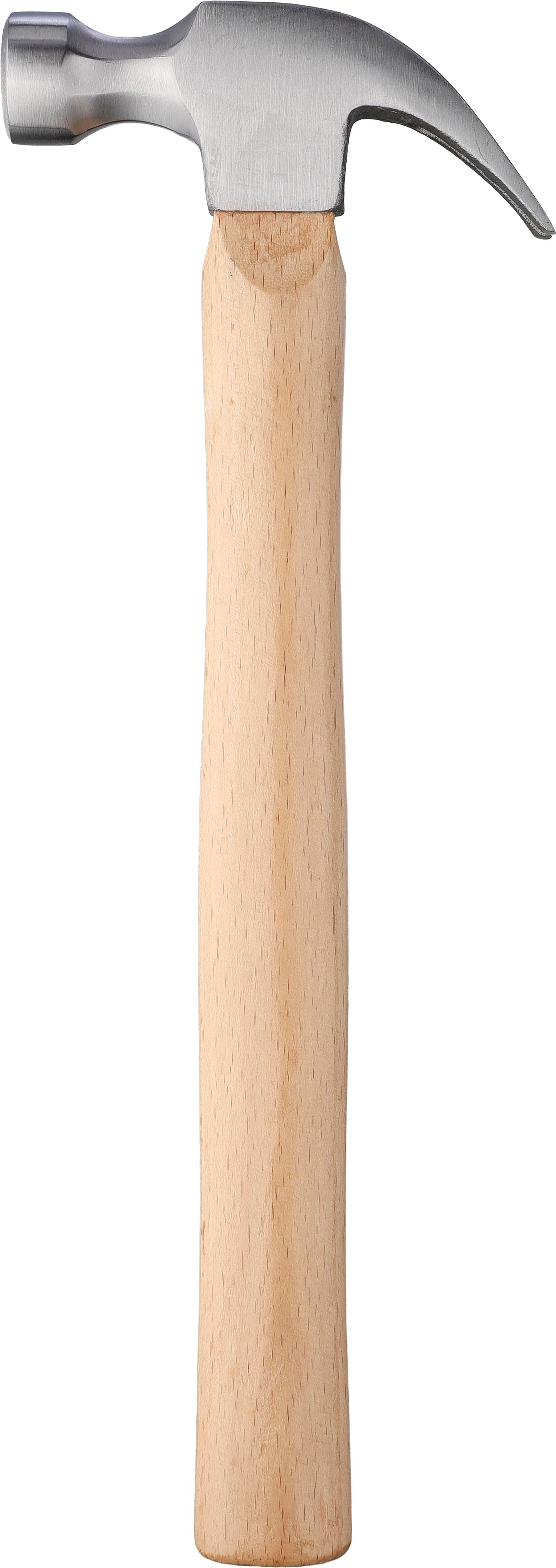 Vue 3 de Marteau à panne fendue Asha | Bois de hêtre
