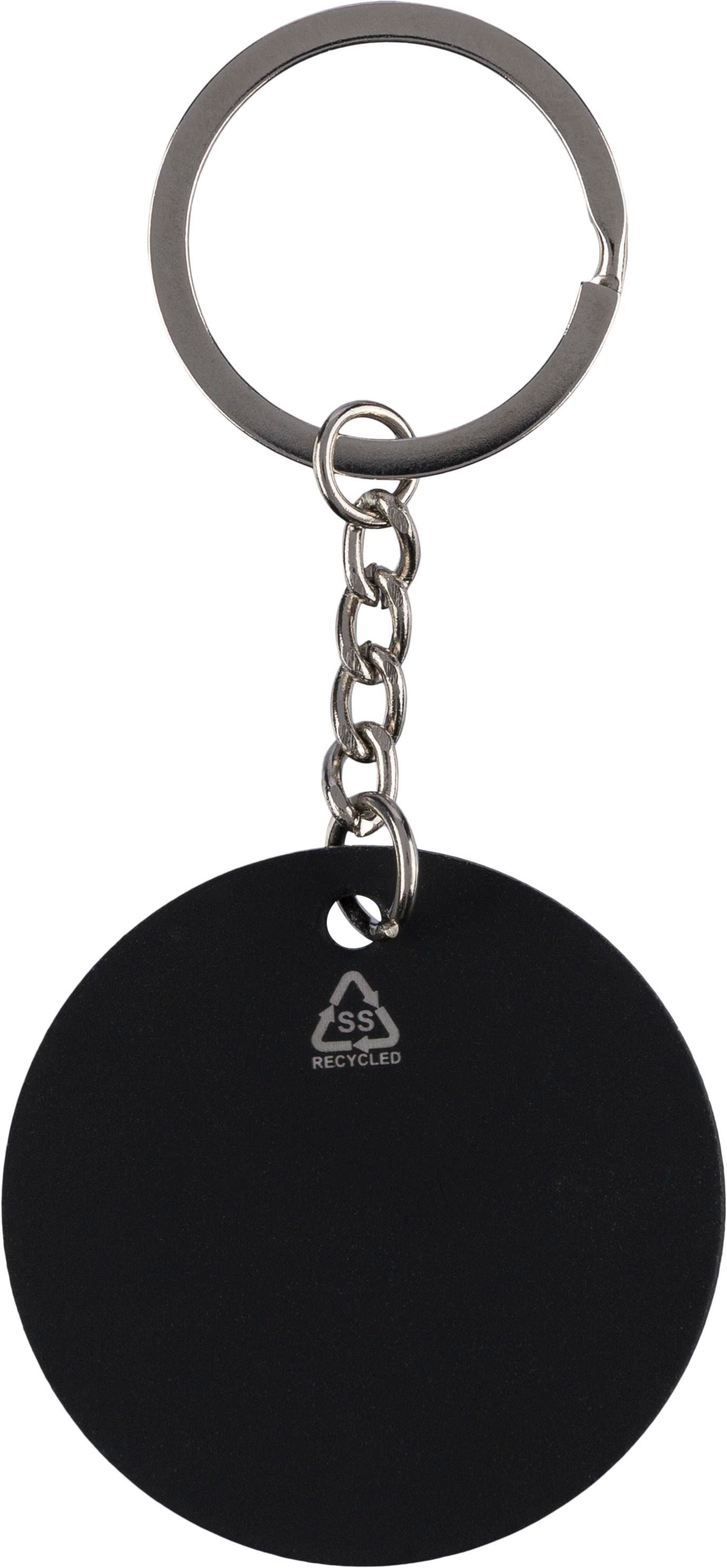 Vue 2 de Porte-clés Risa | Recyclé | Rond
