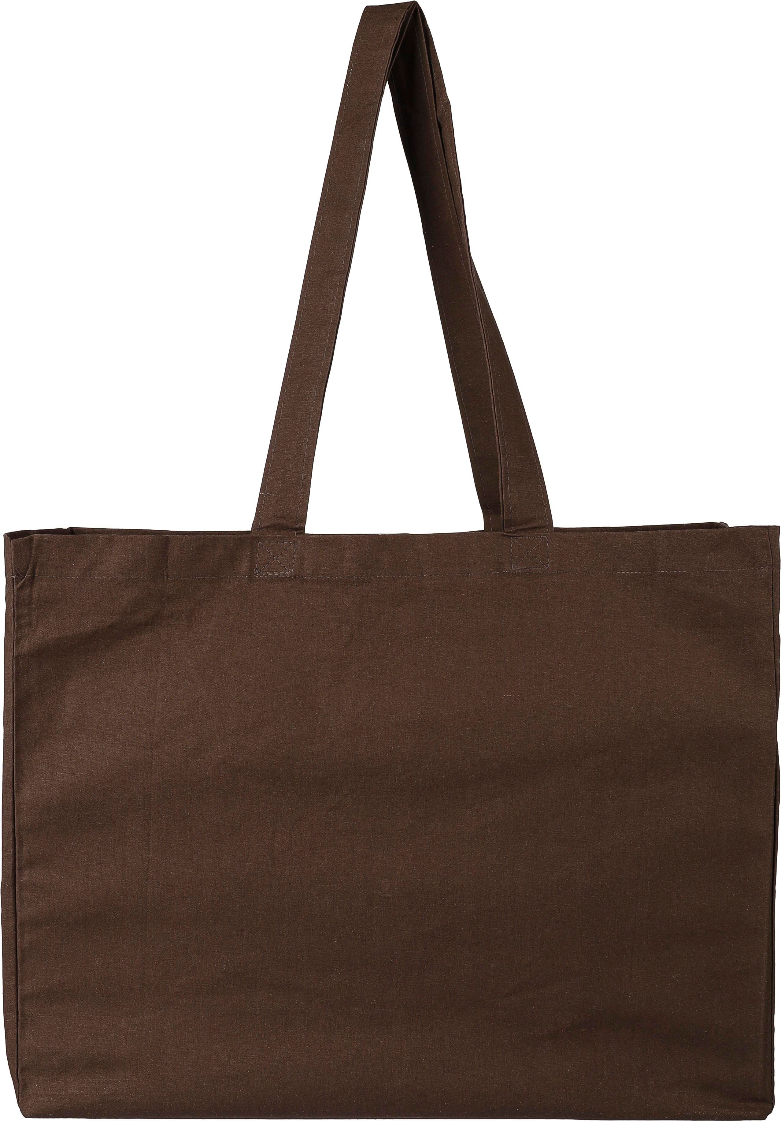 Vue 3 de Sac de courses Maleya | Coton | Forme D