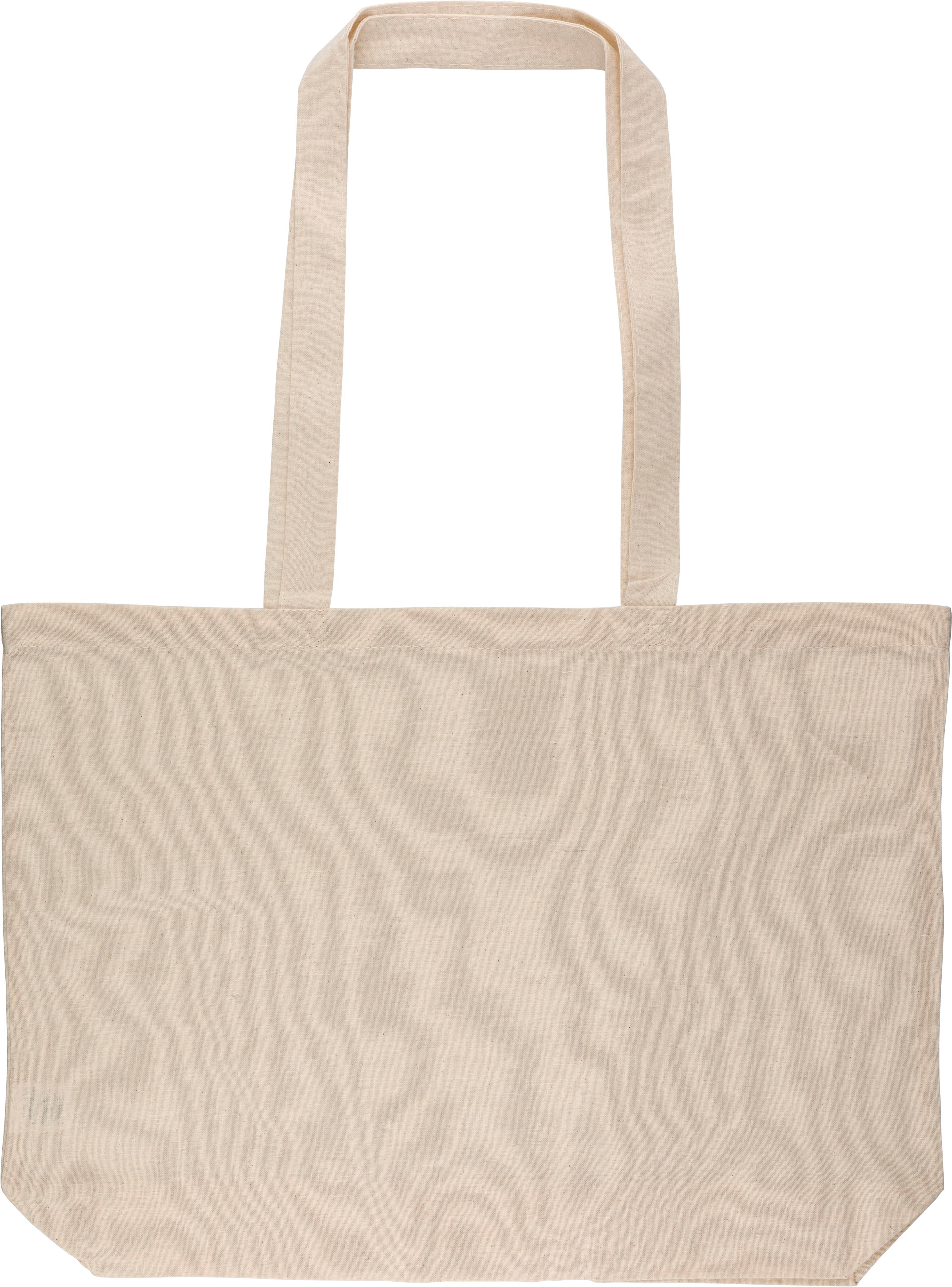 Vue 2 de Sac de courses Isak | Coton | Soufflet 10 cm