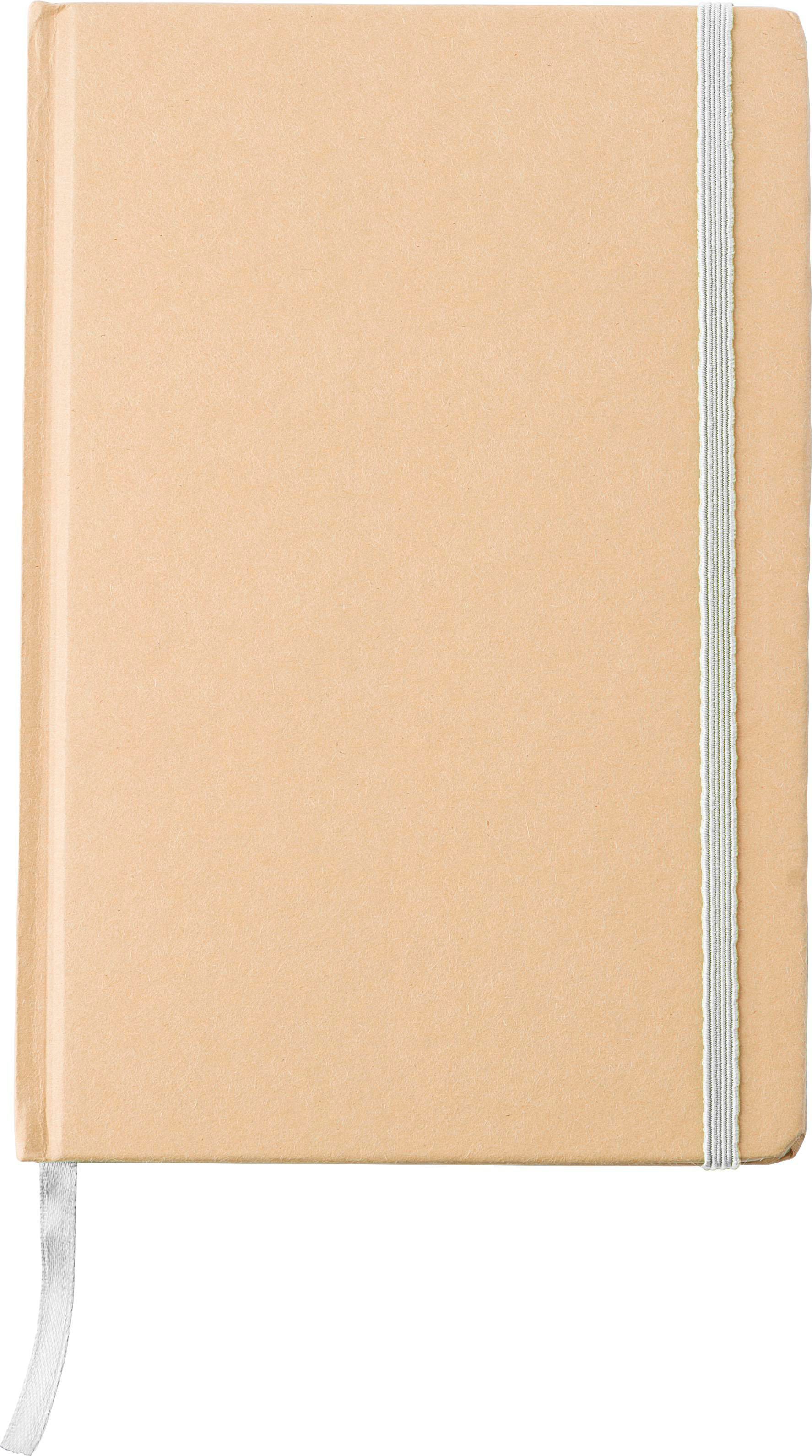 Vue 5 de Carnet de notes Gianni | Carton recyclé | A5 | Ligné