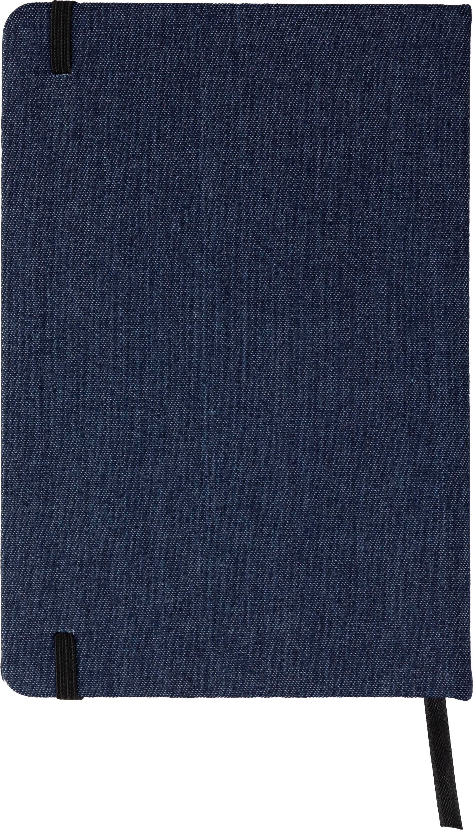 Vue 2 de Carnet Alfred | Denim | A5 | Ligné
