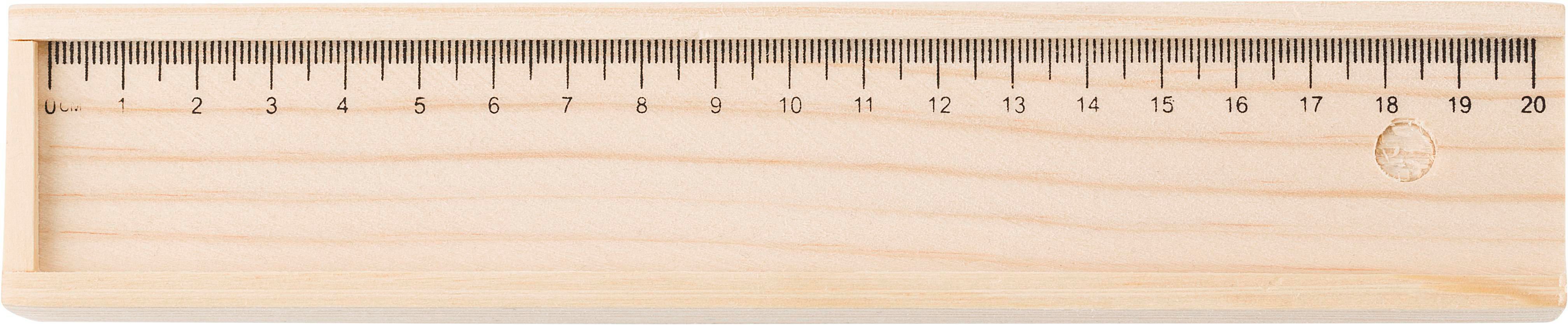 Vue 2 de Set de dessin Carmelita | Boîte en bois