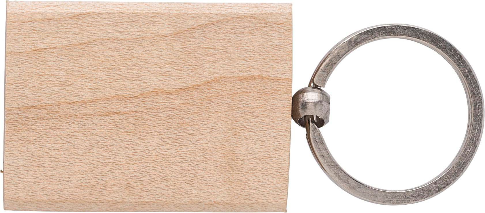 Vue 3 de Porte-clés Shania | Bois