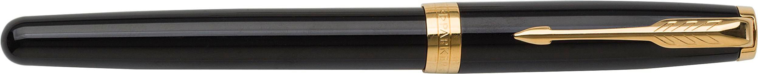 Vue 5 de Parker Sonnet stylo roller | Finitions dorées