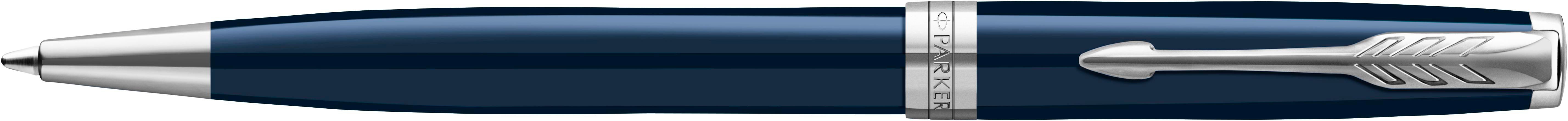 Vue 4 de Parker Sonnet stylo bille | Finitions chromées