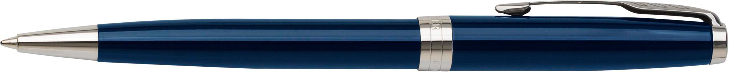Vue 3 de Parker Sonnet stylo bille | Finitions chromées