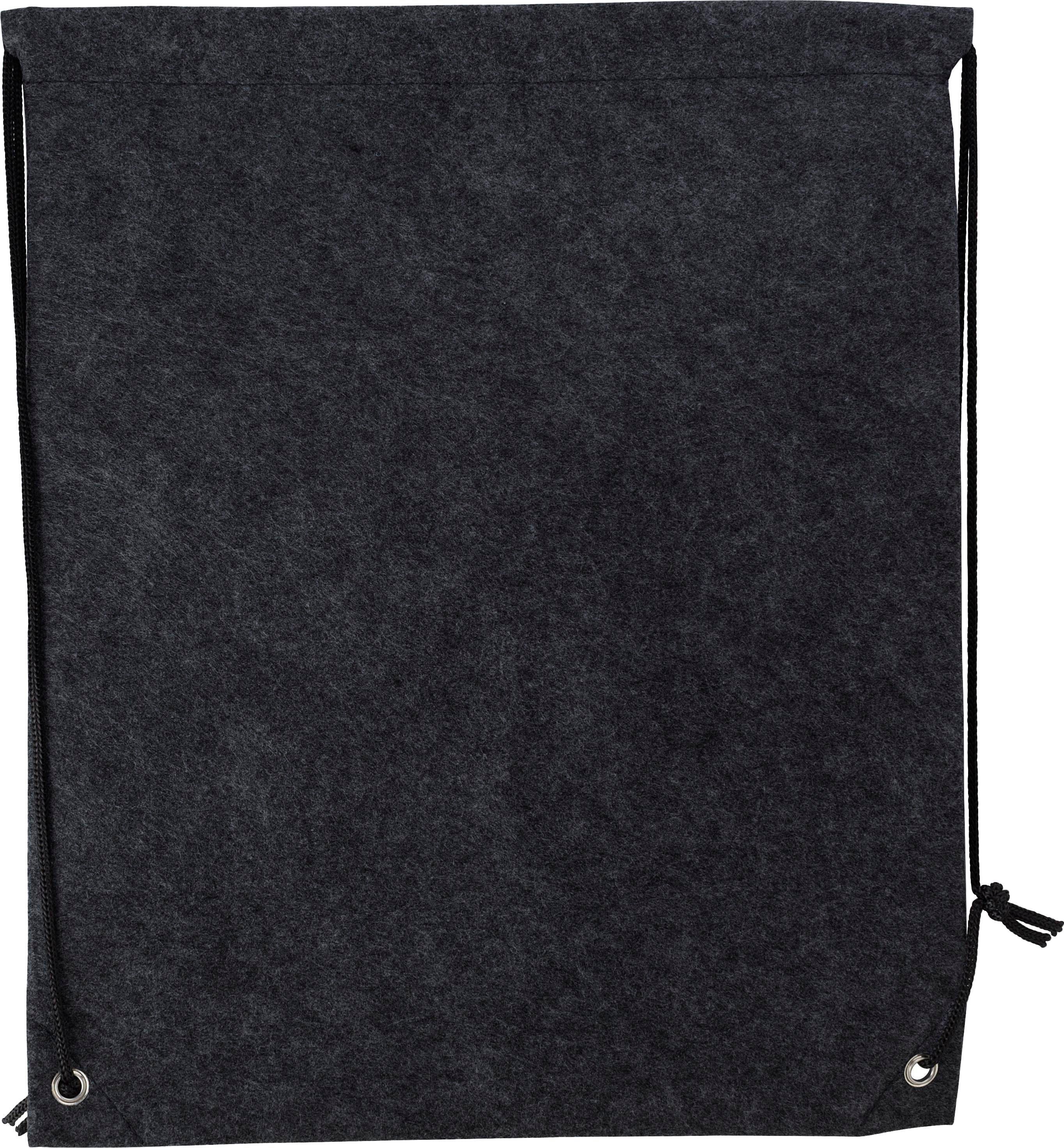 Vue 2 de Sac à cordon Maya | Recyclé | Feutre | 3 l