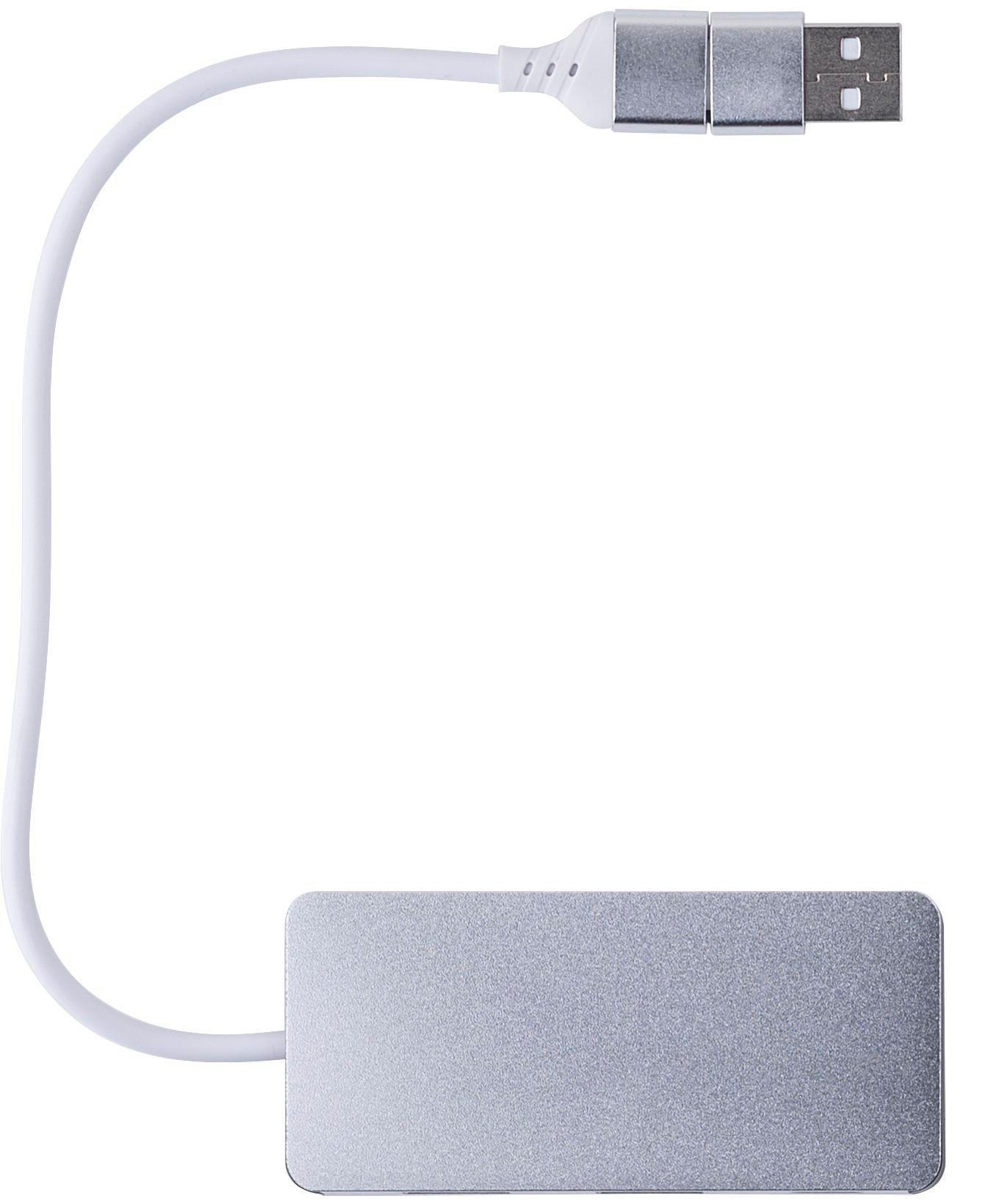 Vue 2 de Hub USB Layton | Aluminium | 3 ports