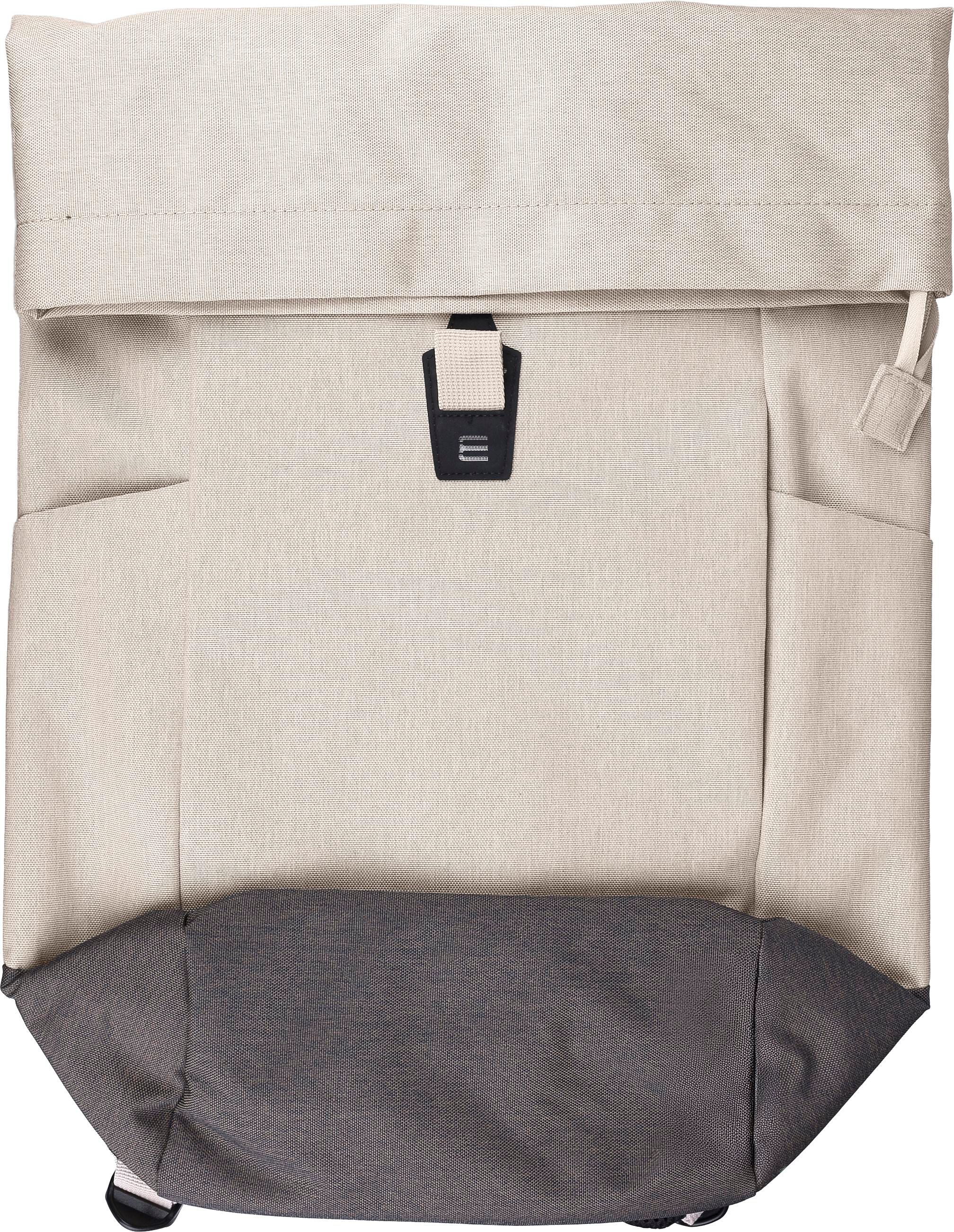 Vue 3 de Sac à dos Oberon | Recyclé | Roll-top | Ordinateur 14" | 20 l