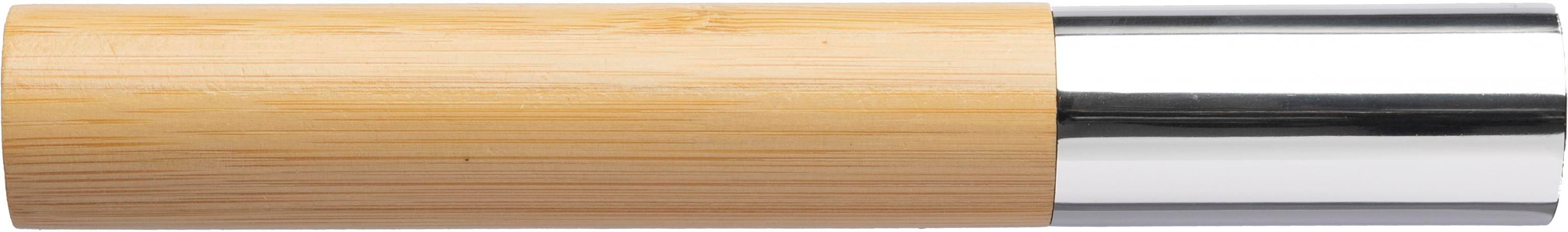 Vue 5 de Stylo à bille Anke | Bambou | Rotatif