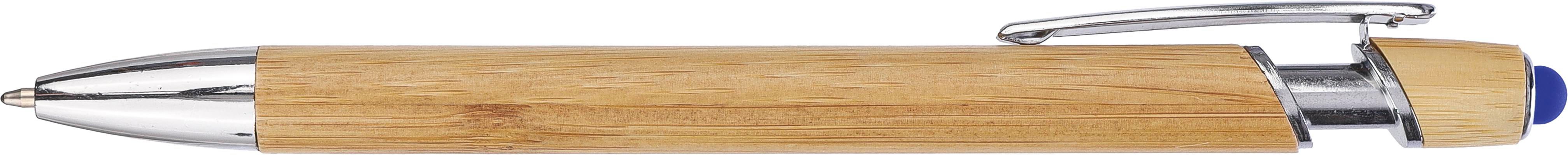 Vue 3 de Stylo bille Darren | Bambou