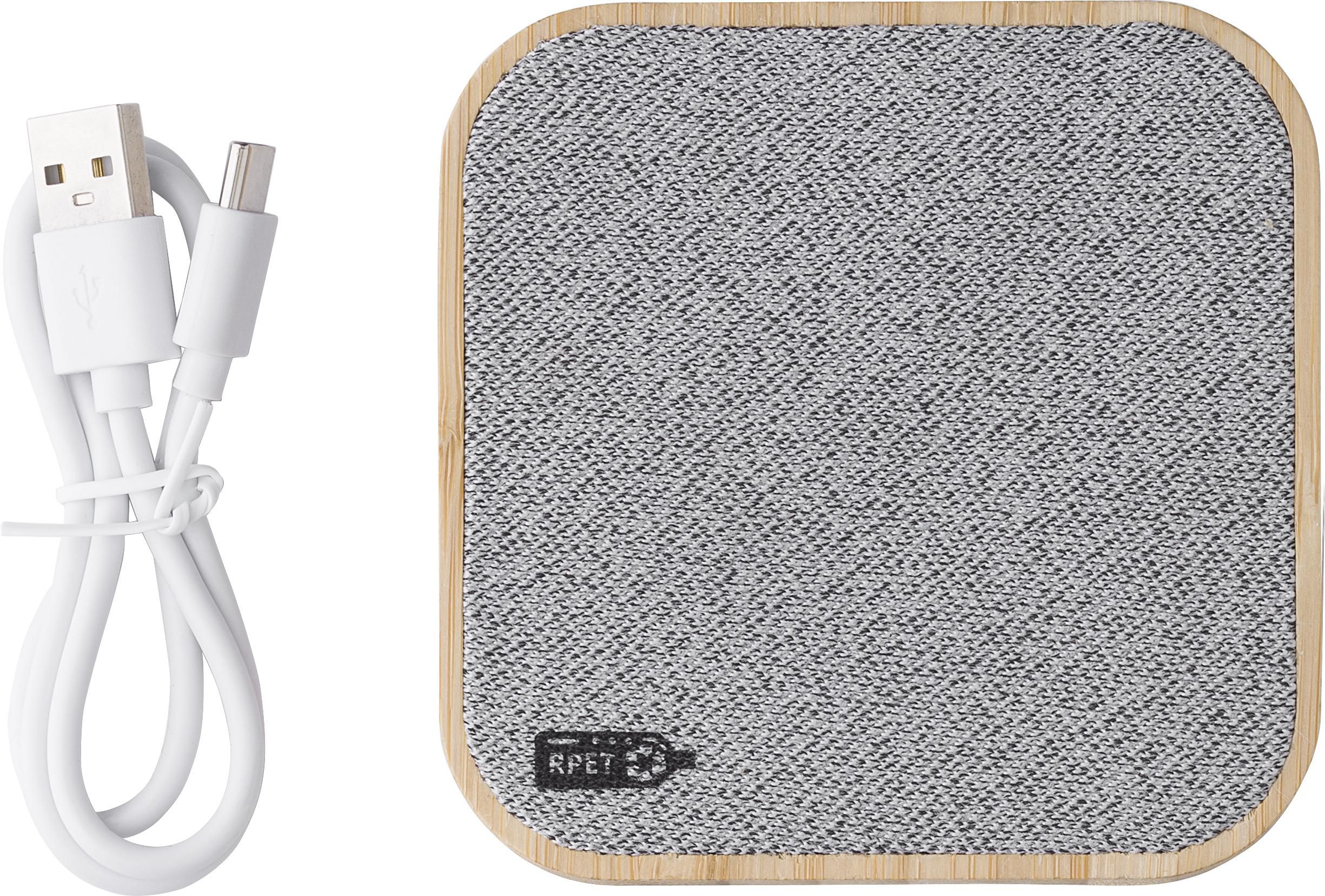 Chargeur sans fil Moses | Bambou | rPET | 15W