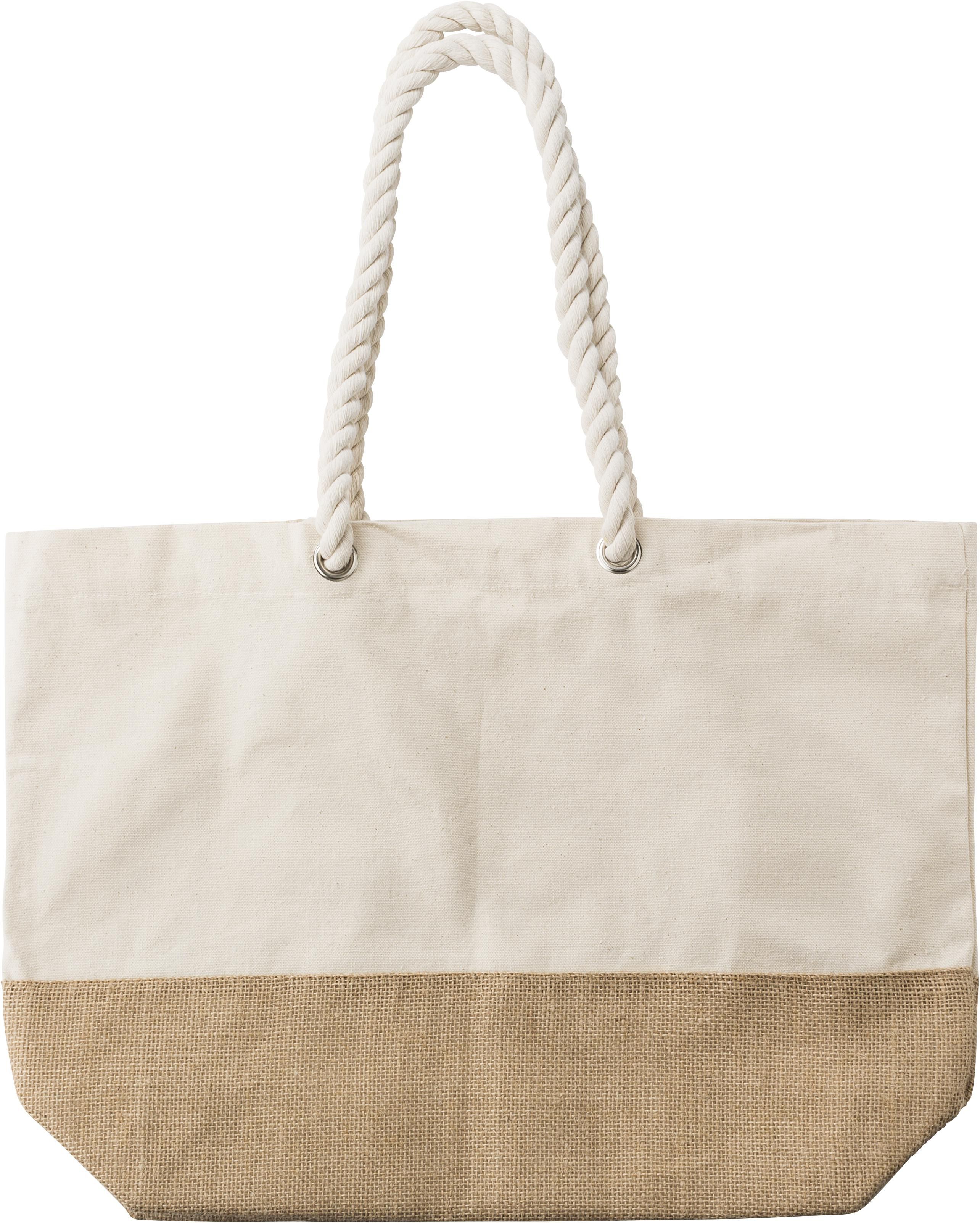 Sac shopping Diego | Coton 280 g/m² | Fond jute