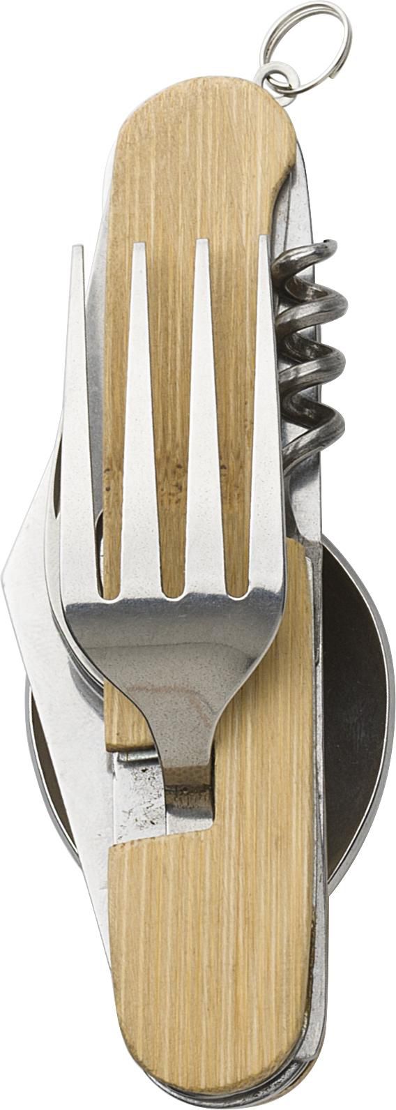 Set de couverts Ainsley | Bambou | 6-en-1
