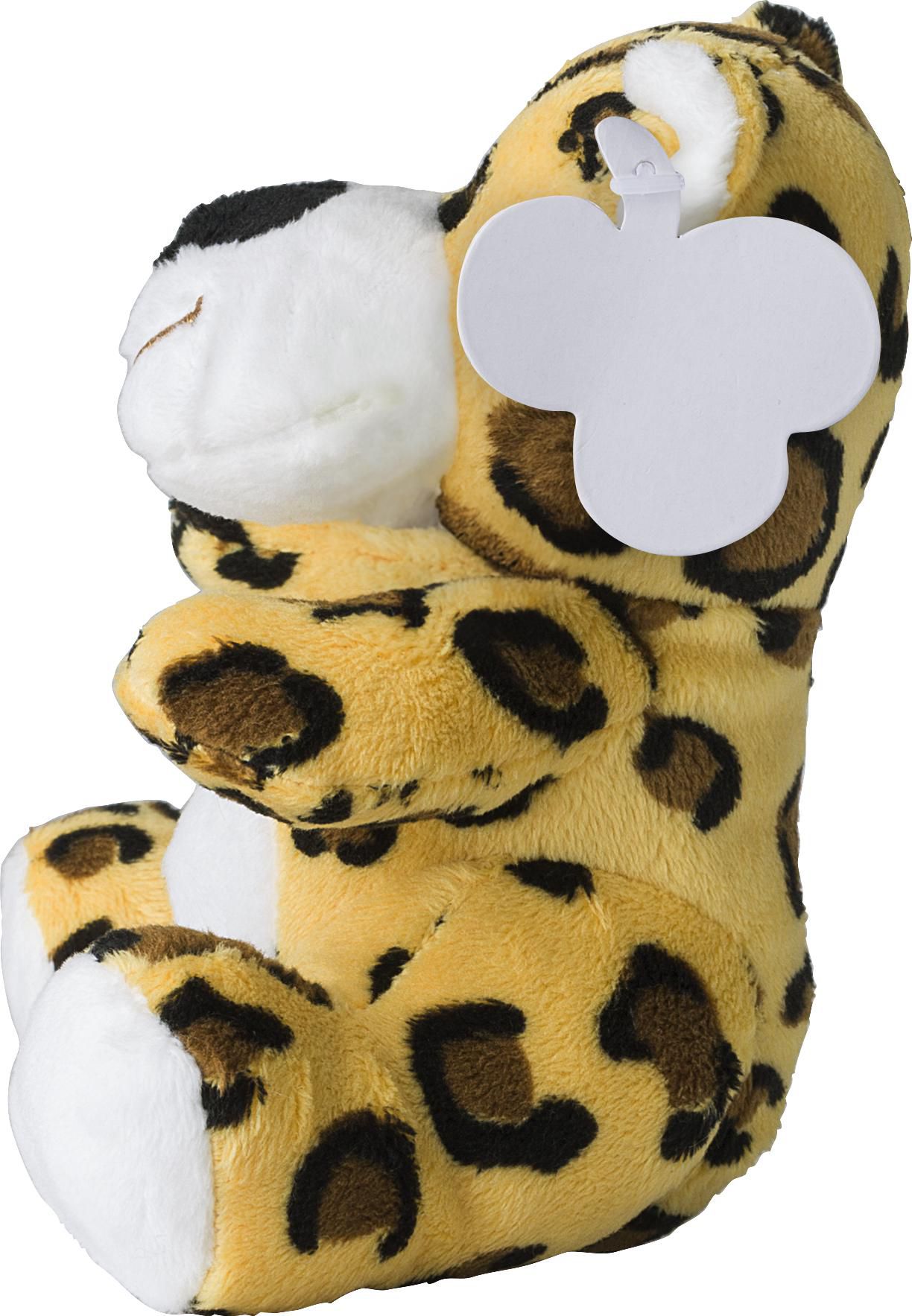 Vue 3 de Peluche Lauren | Léopard