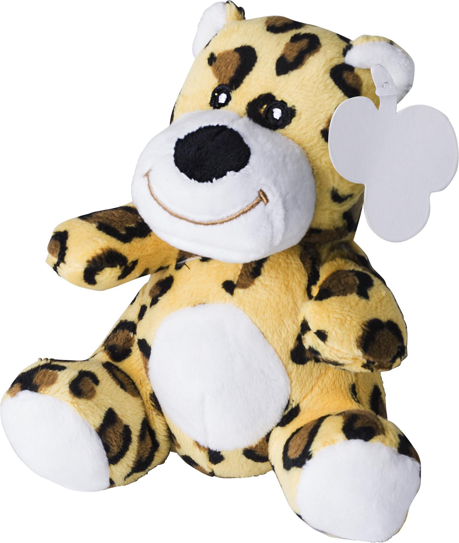 Vue 2 de Peluche Lauren | Léopard